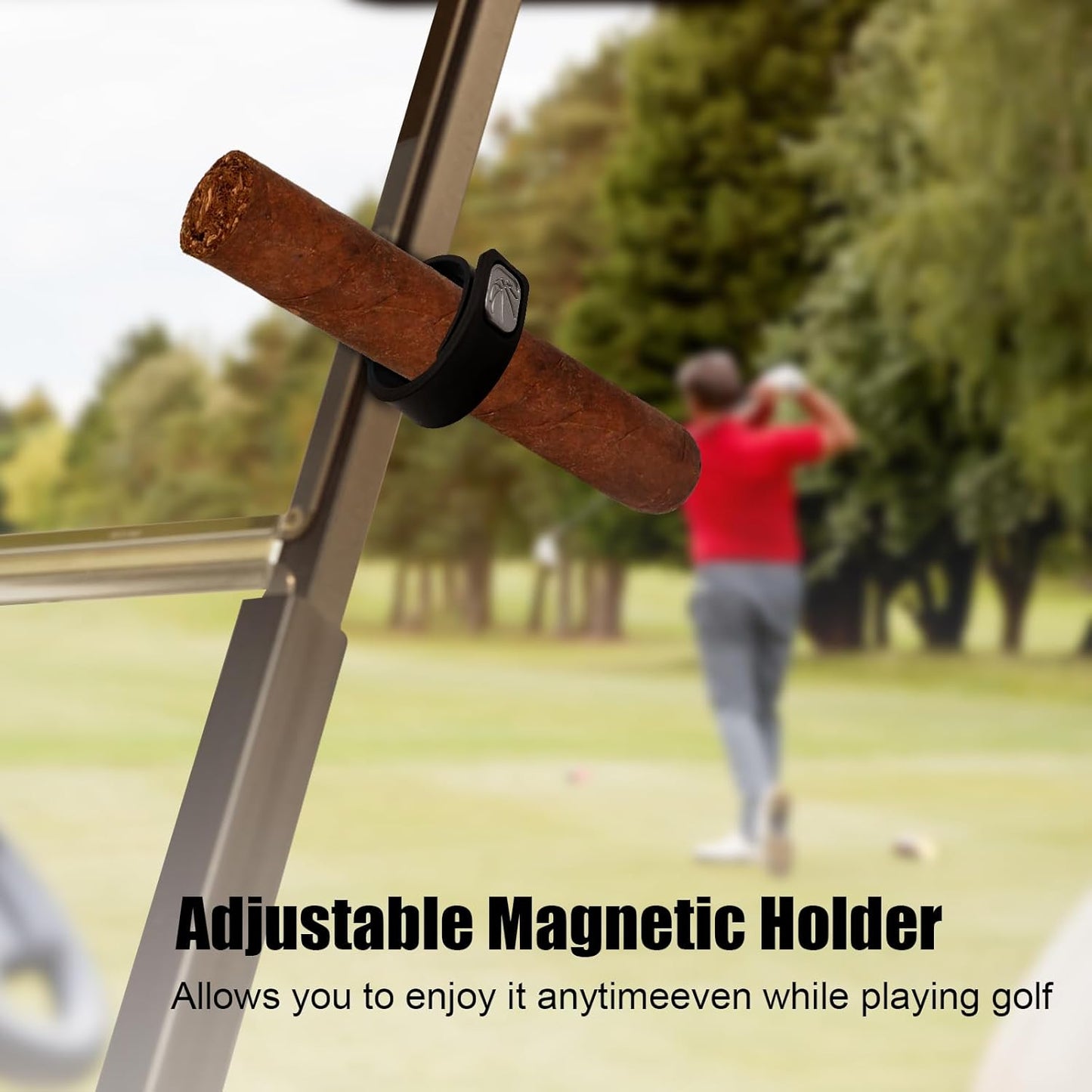 Golf Cart Accessories Portable Magnetic Holder with Magnetic and Adjustable Design - - Perfect for Golfing, BBQ, Fishing, Traveling and Outdoor Adventures