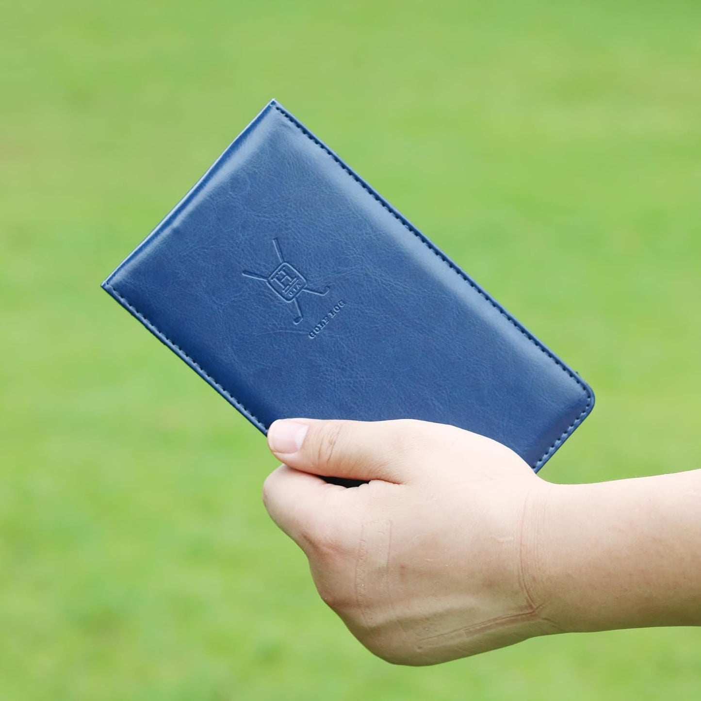 Handy Picks Leather Golf Scorecard Holder | Yardage Book Cover | Scorecard n Pencil Included