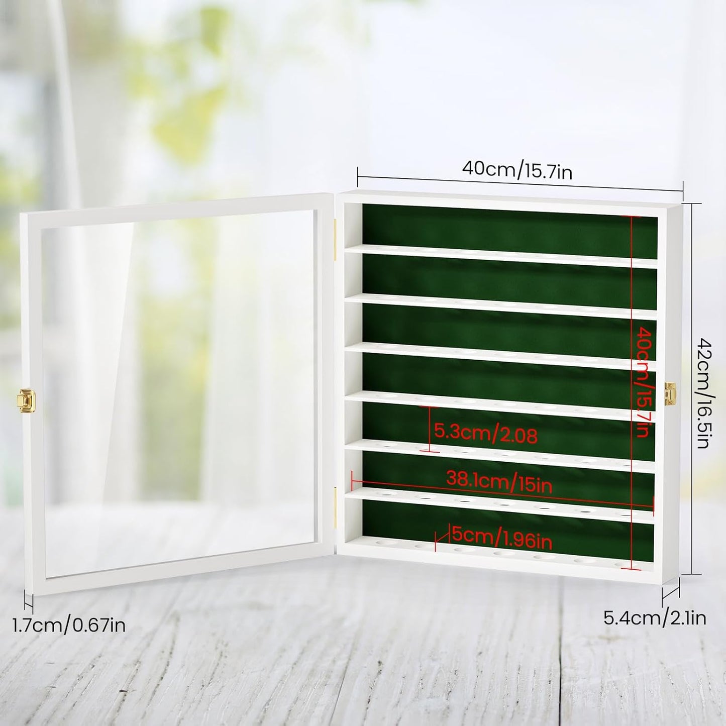 TJ.MOREE Golf Ball Display Case for 49 Balls