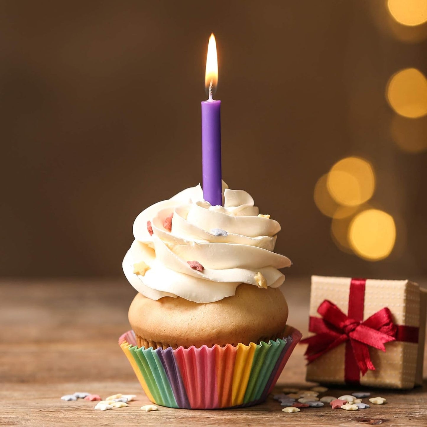 Baking Cups Cupcake Liners, Standard Sized, 300 Count (Rainbow)