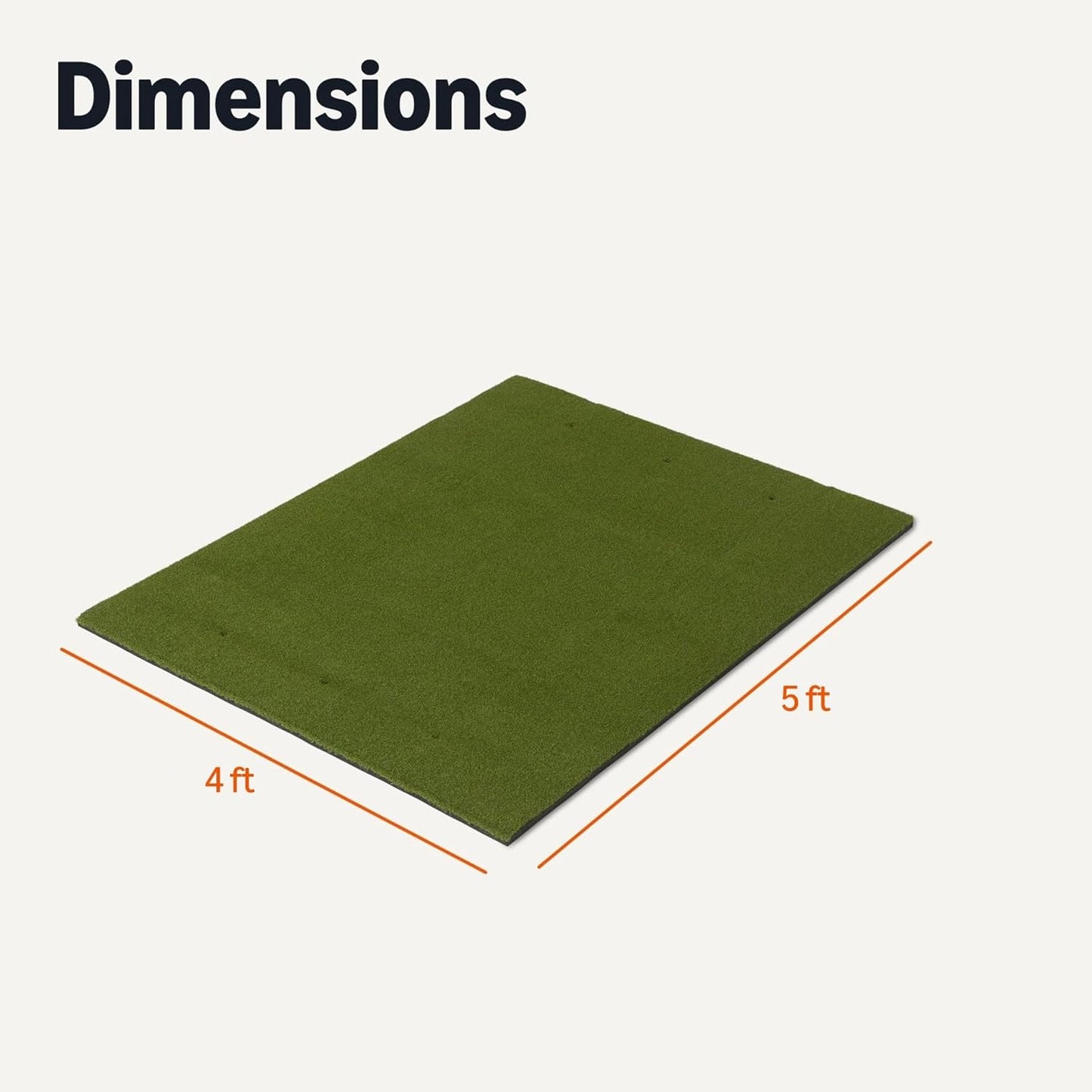 Amazon Basics Artificial Turf Golf Hitting Mat