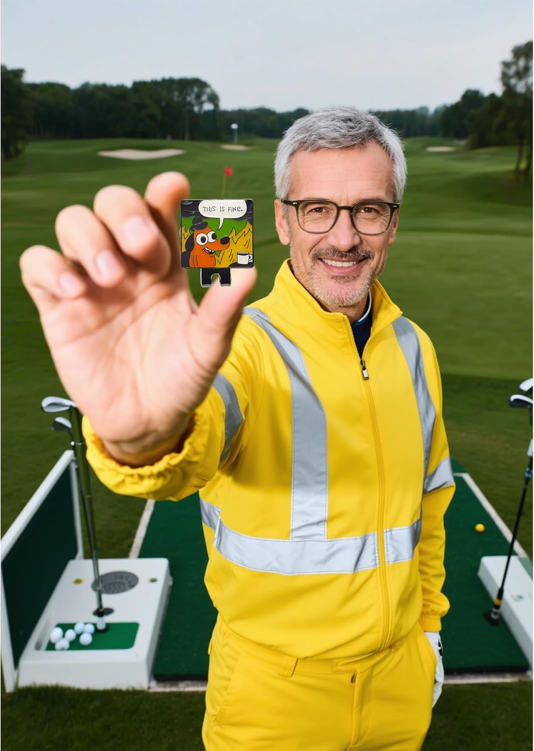 Funny Golf Ball Marker with Magnetic Hat Clip – Golf Accessories for Men & Women to Elevate & Personalize Your Game