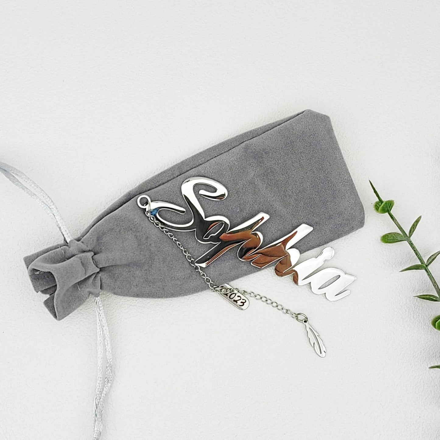 Custom Name Bookmark Personalized Stainless Steel Name Metal Bookmarks Unique Gift for Book Lovers Gift for Graduation Retirement Birthday Anniversary Christmas