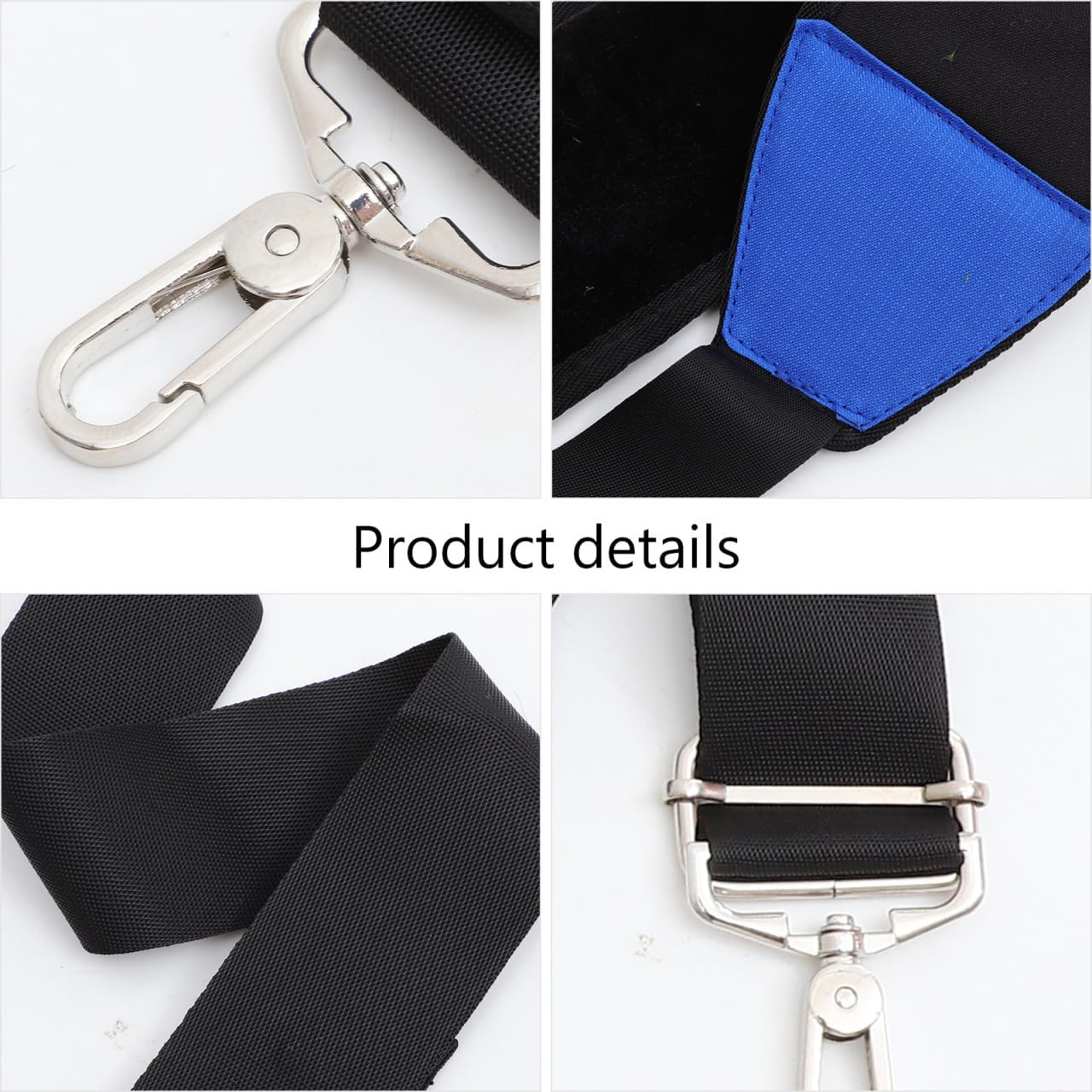 Golf Bag Strap Replacement Single Shoulder Strap Waterproof Adjustable Thick Pad Fit for Golf Backpack Bag Accessory