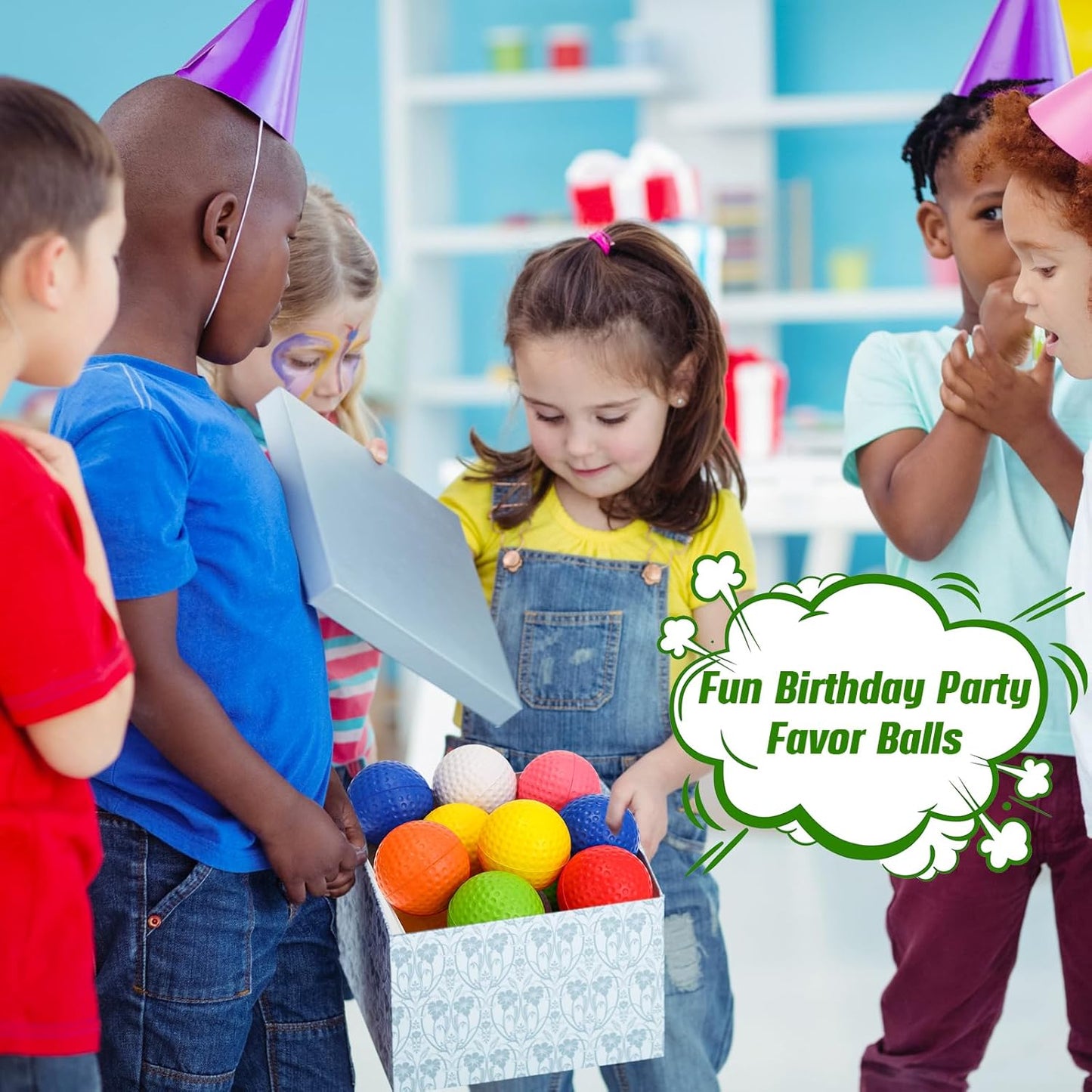 Libima 20 Pcs Mini Golf Stress Ball Bulk 2.5 Inch Foam Practice Balls Stress Relief Sports Ball with Storage Bag for Golf Birthday Party Favors Carnival Reward Gift