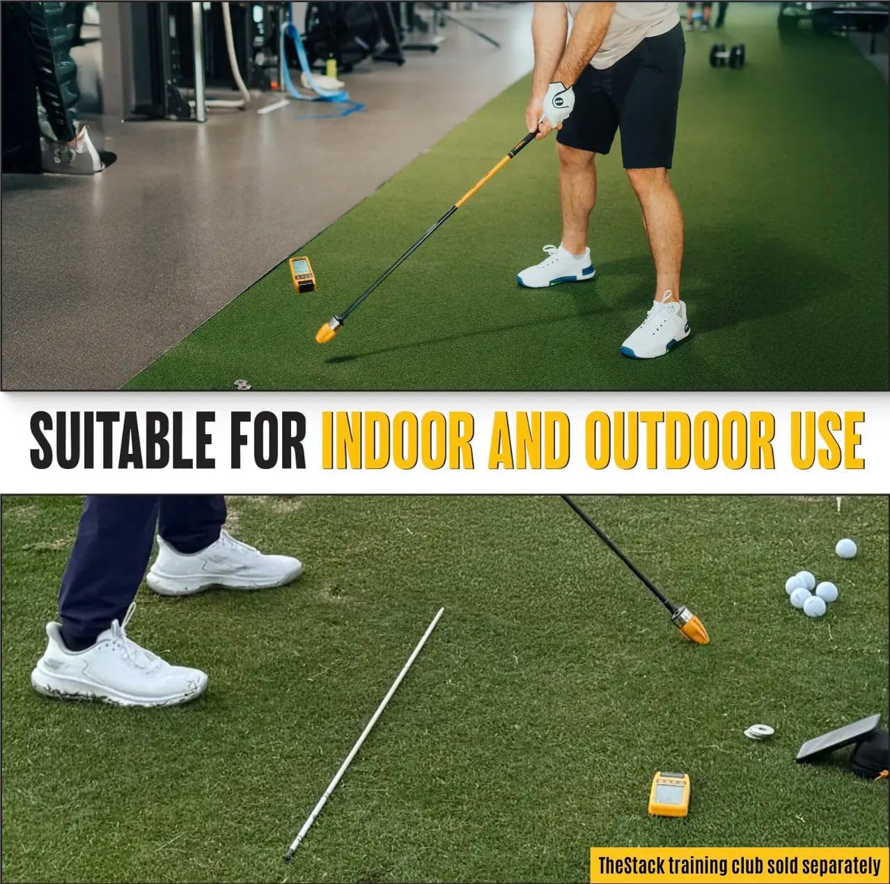 TheStack™ Radar | Golf Launch Monitor | App-Based Training System and Golf Swing Analyzer | Trainer Golf Swing Training Aid | Golf Launch Monitor Portable