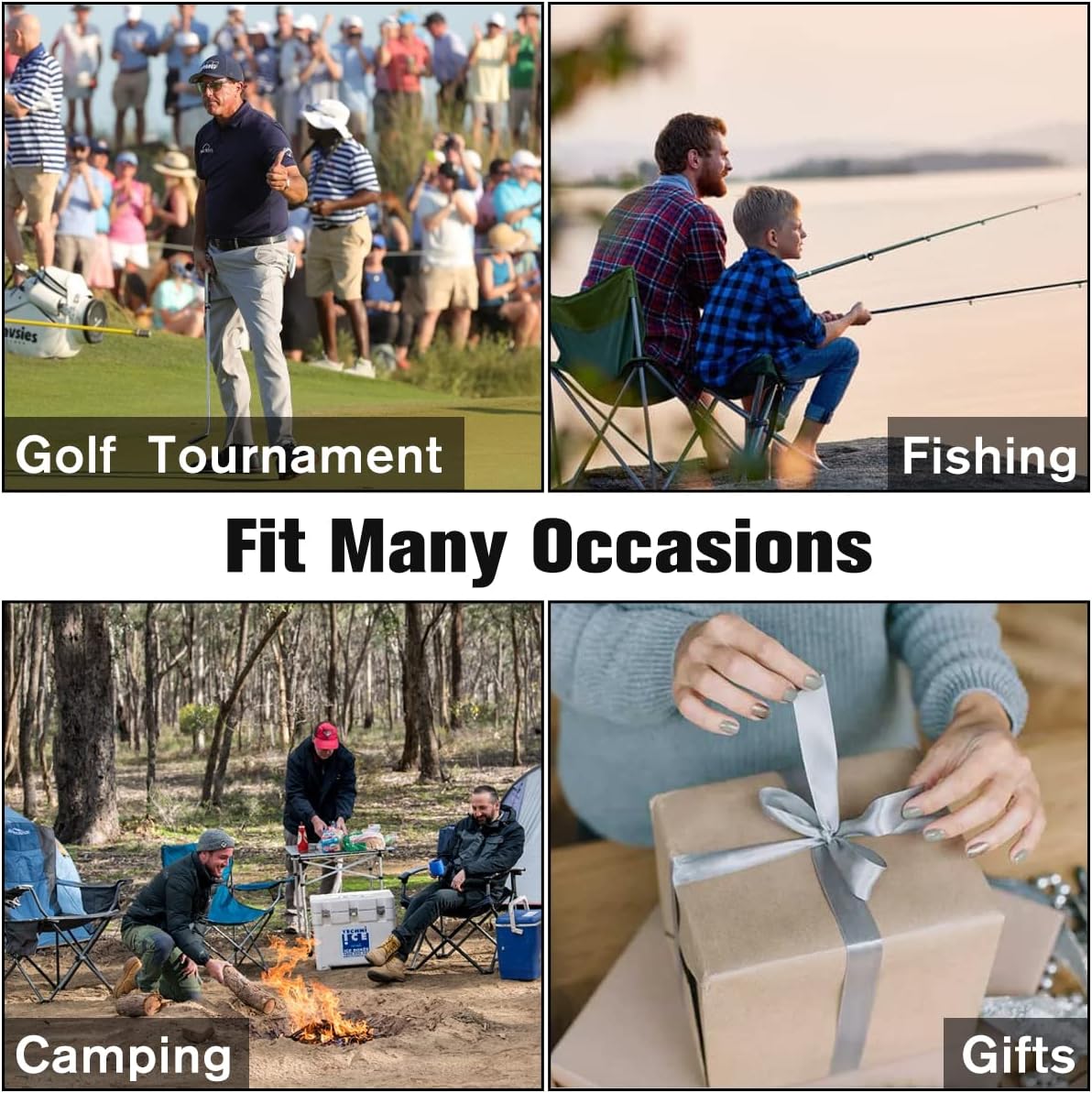 Glof Beer Sleeve for Golf Bag,7-Can Insulated Cooler Sleeve Gifts for Men,Fits in Most GolfBags Styles and Types