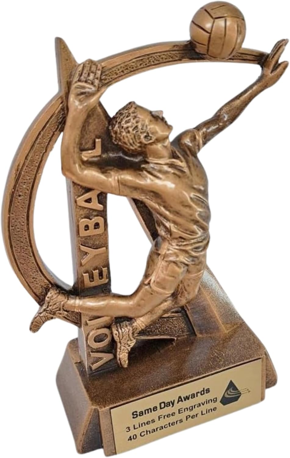 Sports Trophy – Ultra Action 6.5 Inch Engraved Resin Award – Personalized Recognition for Kids Youth Teams Schools Adult Leagues Coaches and Achievement Awards