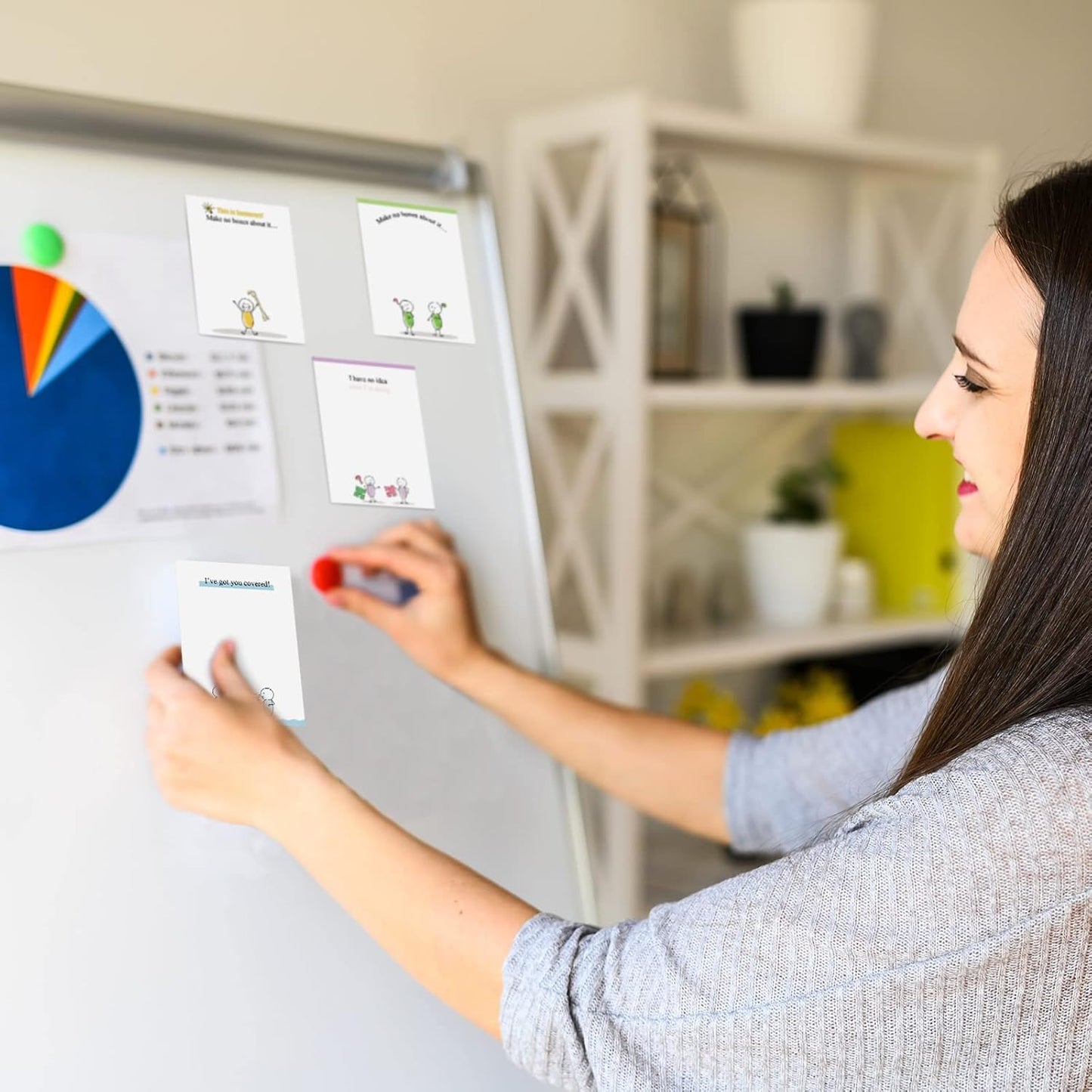 Funny Notepads with Sayings Sticky Funny Office Supplies to Do List Sarcastic Work Assorted Notepad for Workers, 12 Designs, 3 x 3.93 Inch(Minimalist Style)