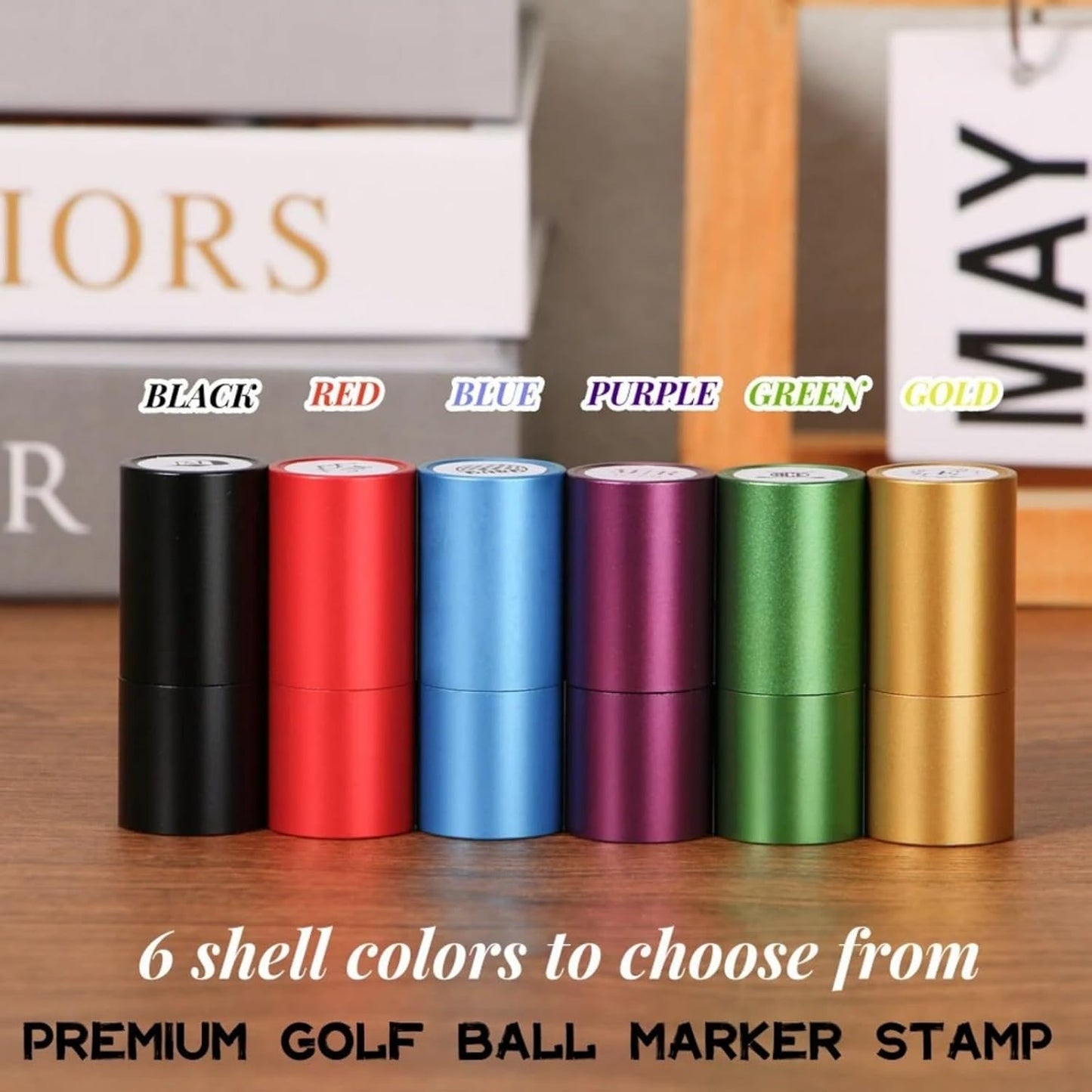 Custom Golf Ball Stamp - Personalized Self-Inking Golf Ball Stamper & Monogram Ball Marker for Golfers,Dads, Husbands, and Boyfriends