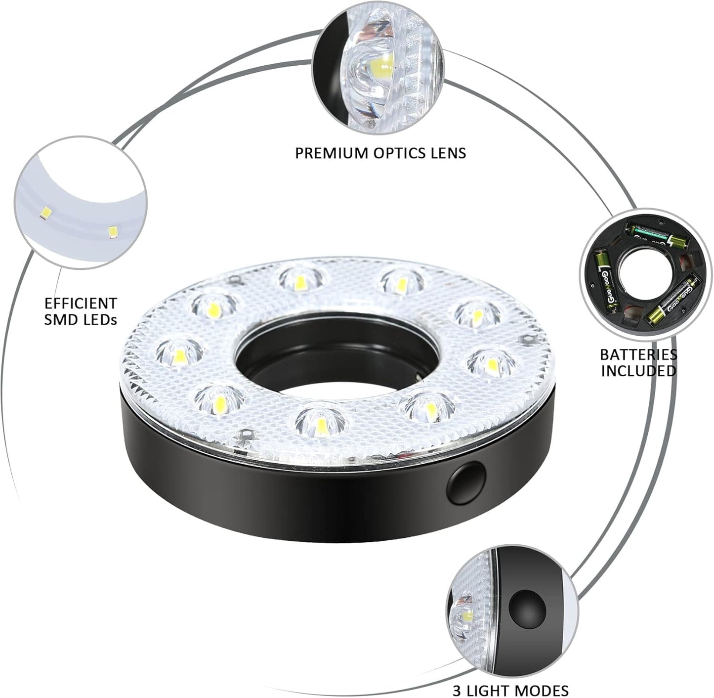 KINGTOP Mini Golf Flagstick with LED Hole Light, Practice Putting Green Flags for Yard, Golf Pin Flag Hole Cup Set, Light Up Night Golf Party