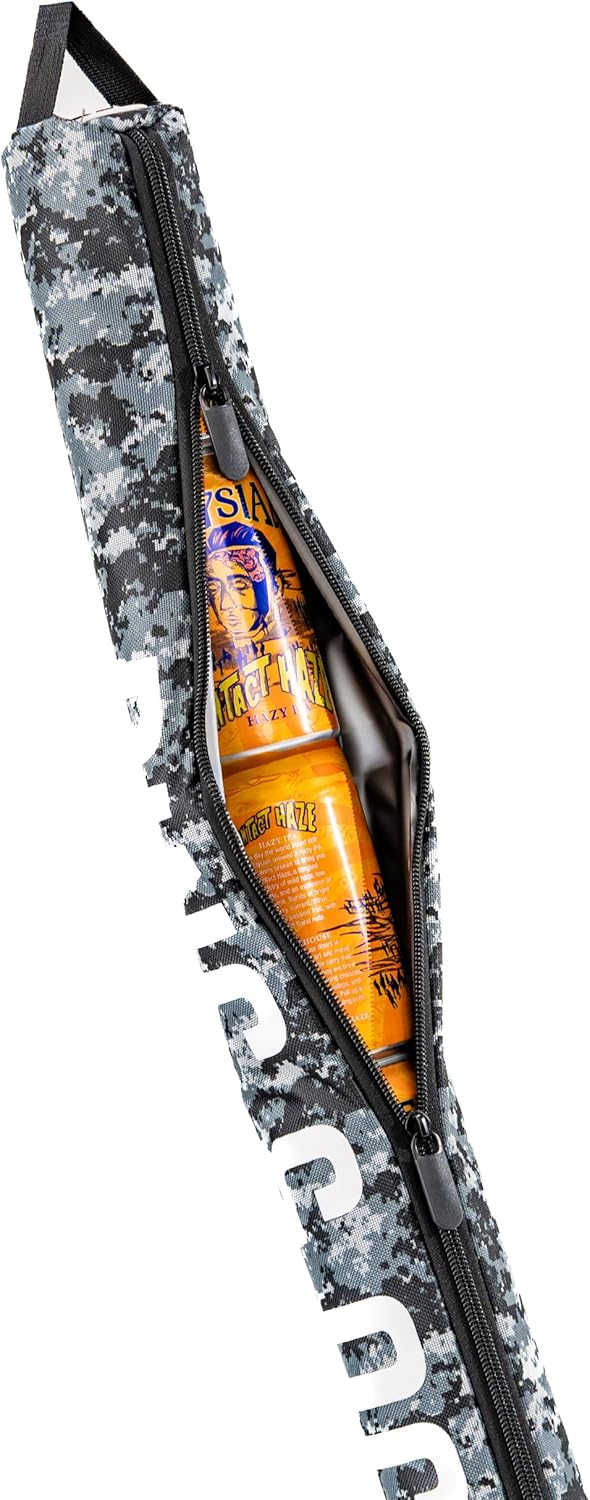 Pins & Aces Beer Sleeve 7-Can Insulated Cooler Sleeve - Stores Up to 7 Cans Discreetly in Your Golf Bag - Keeps Canned Beverages Cold On The Golf Course - Fits Most Golf Bags Styles & Types