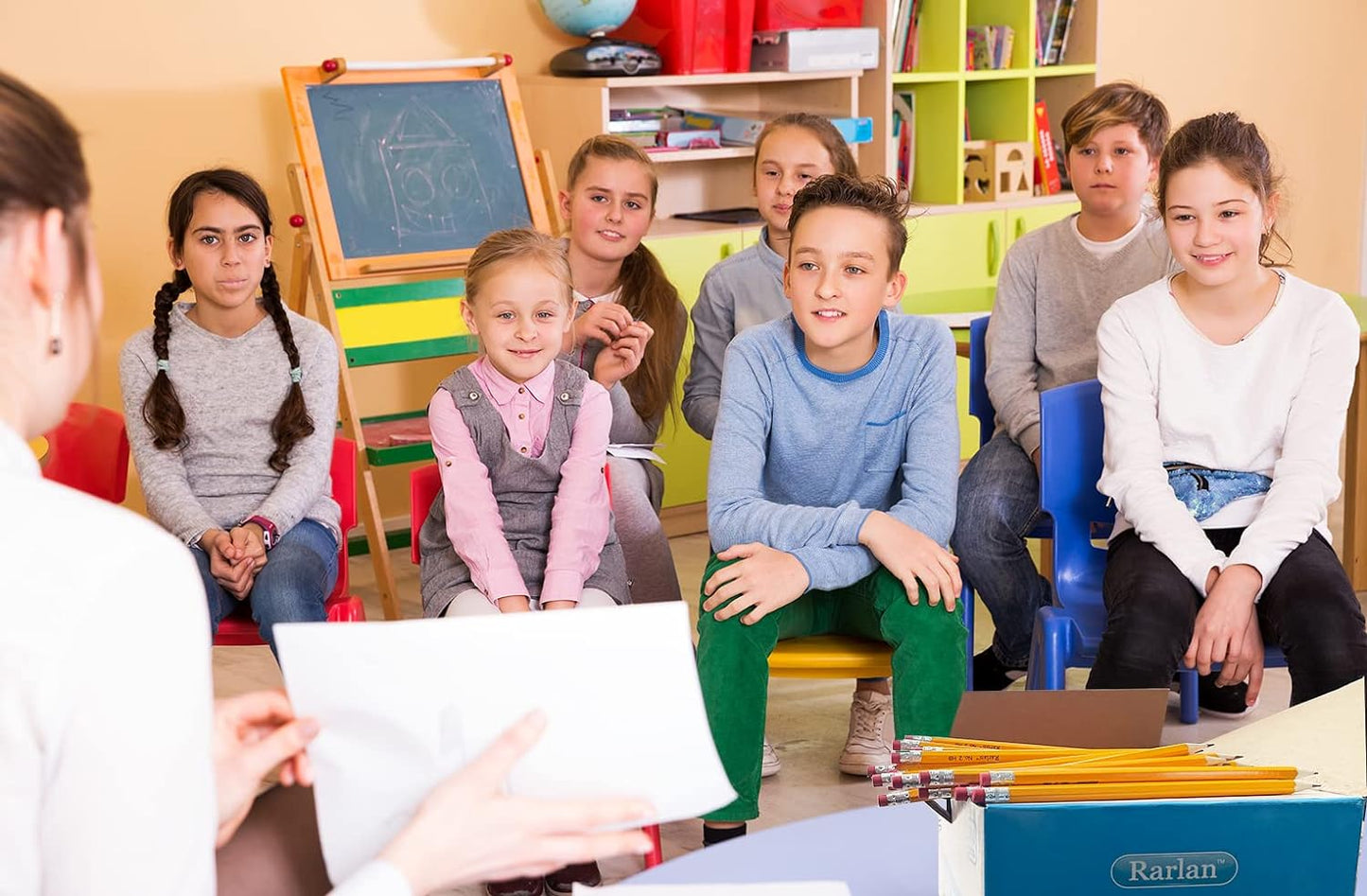 Rarlan Wood-Cased #2 HB Pencils, Pre-sharpened, 1200 Count Classroom Bulk Pack