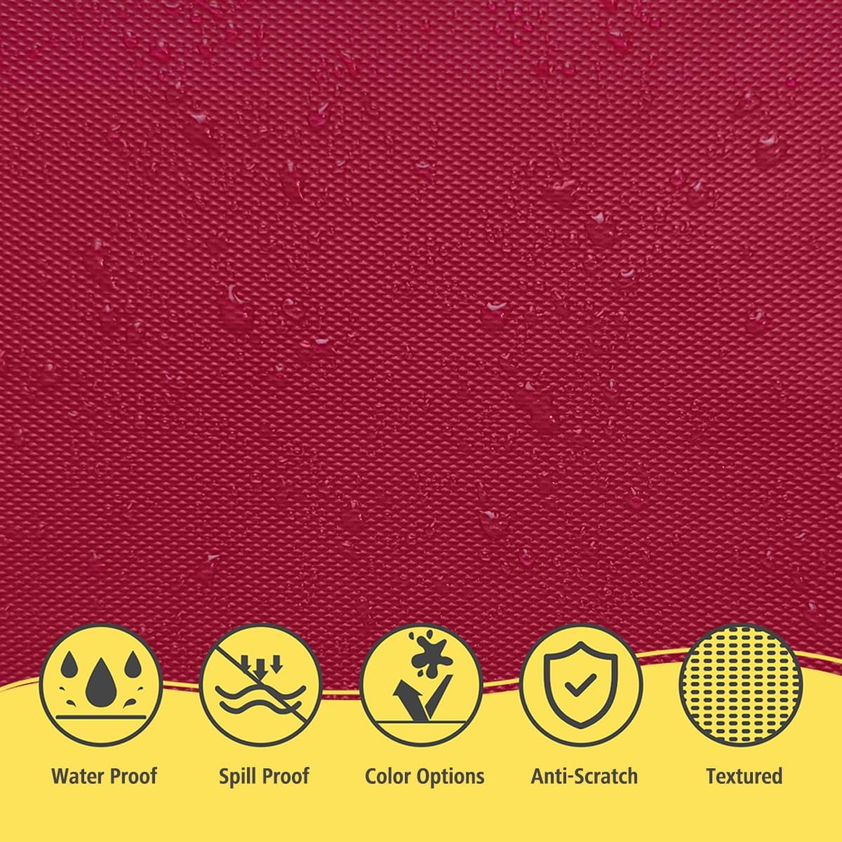 Plastic Cerise Tablecloths 3 Pack Disposable Table Covers 54 x 108 Inches Pitch Onyx Table Cloths for Parties Birthdays Weddings Anniversary BBQ Picnic, Fits 6 to 8 Foot Rectangle Tables