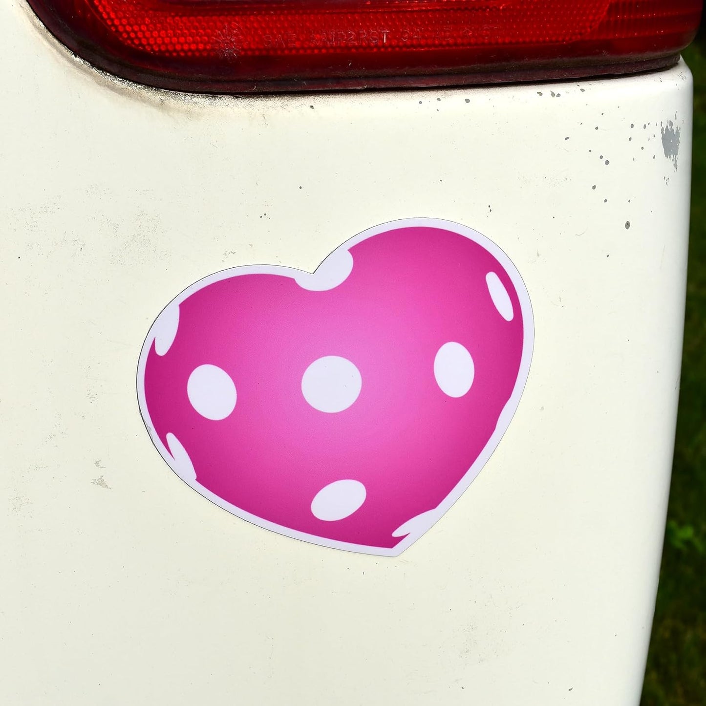 Tennis, Pickleball & Golf Decorative Magnets – Fun Sport-Themed Fridge Magnets, Locker Magnets, Car Magnets, Office Décor – Tennis Ball, Pickleball, Golf Ball & Heart Designs (Pink Pickleball Heart)