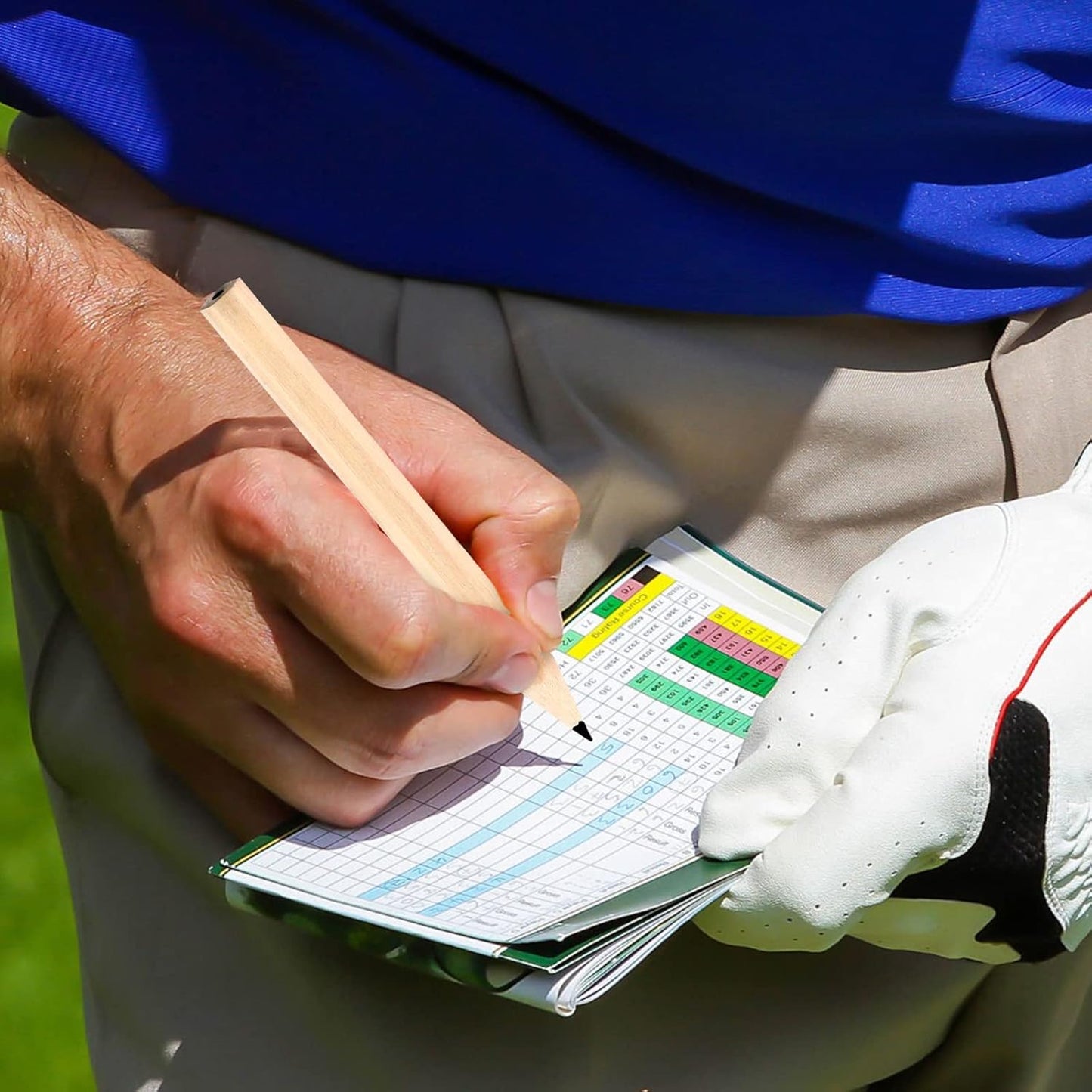 Yexiya Golf Pencils Bulk Half 2 HB 3.5 Pre Sharpened Hexagonal Yellow Wood Mini Pencils for Party Favors Kids School Classroom Office Supplies(1000 Pcs)