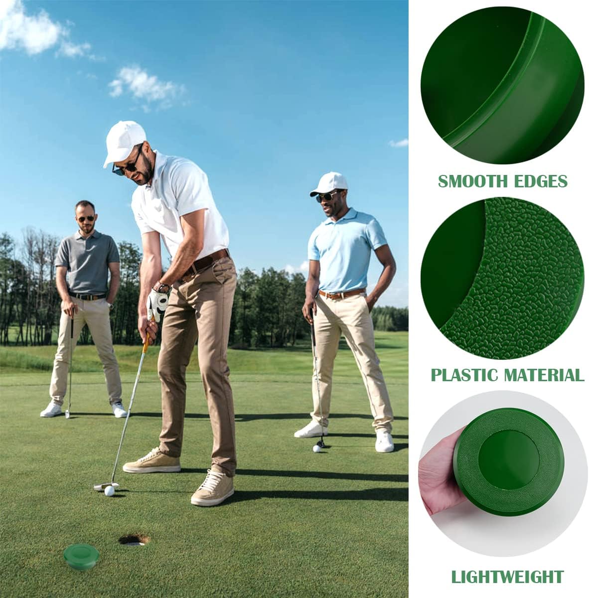 Golf Hole Cup Cover Putting Green Cup Cover for Yard Garden Backyard Outdoor Golf Practice
