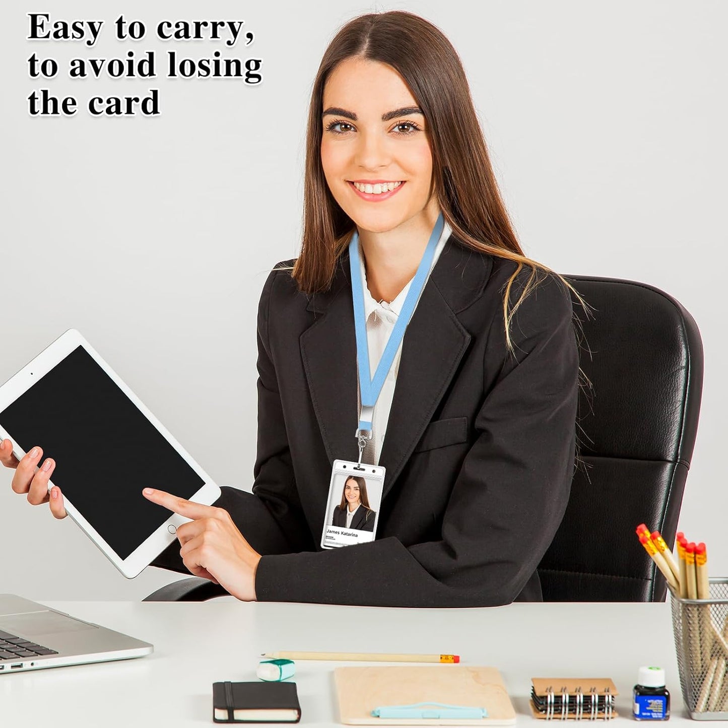 6 Pack Cruise Lanyard with ID Card Holder, Durable Lanyard with Waterproof ID Badge Holder Cruise Lanyards for ID Badges Ship Cards Carnival Sail Keys (6 Colors)