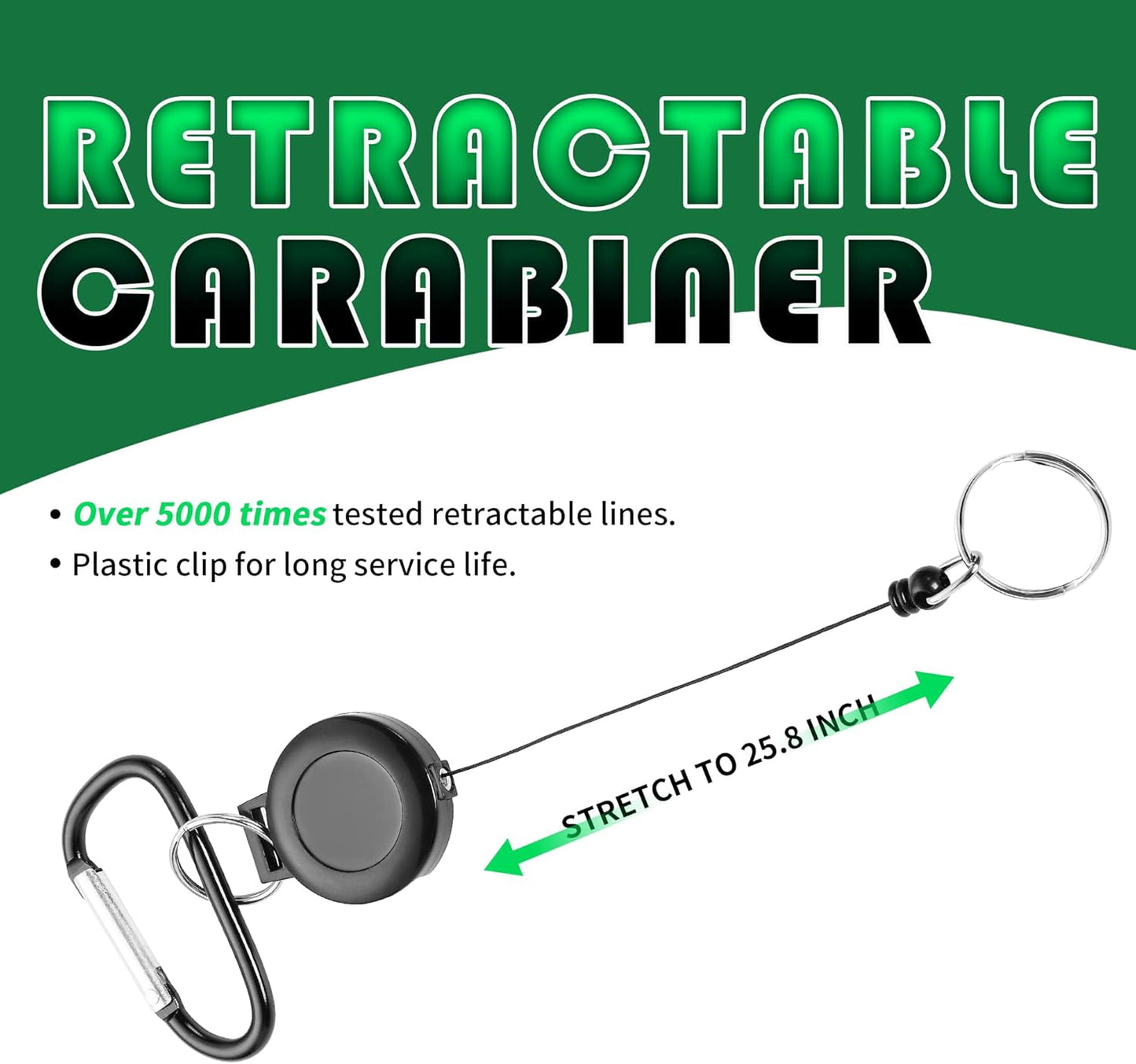 Mile High Life Golf Club Brush, Club Groove Cleaner with 2 Ft Retractable Extension Cord and Aluminum Carabiner, Golf Bag Accessories for Men and Women