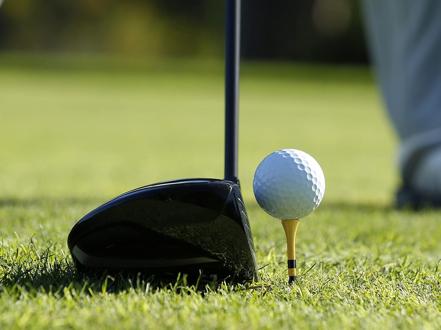 MAZEL Natural Wood/Bamboo Golf Tees 2 3/4 Inch & 3 1/4 Inch,Pack 50 or 120,Reduce Friction & Side Spin,More Stable Golf Tees