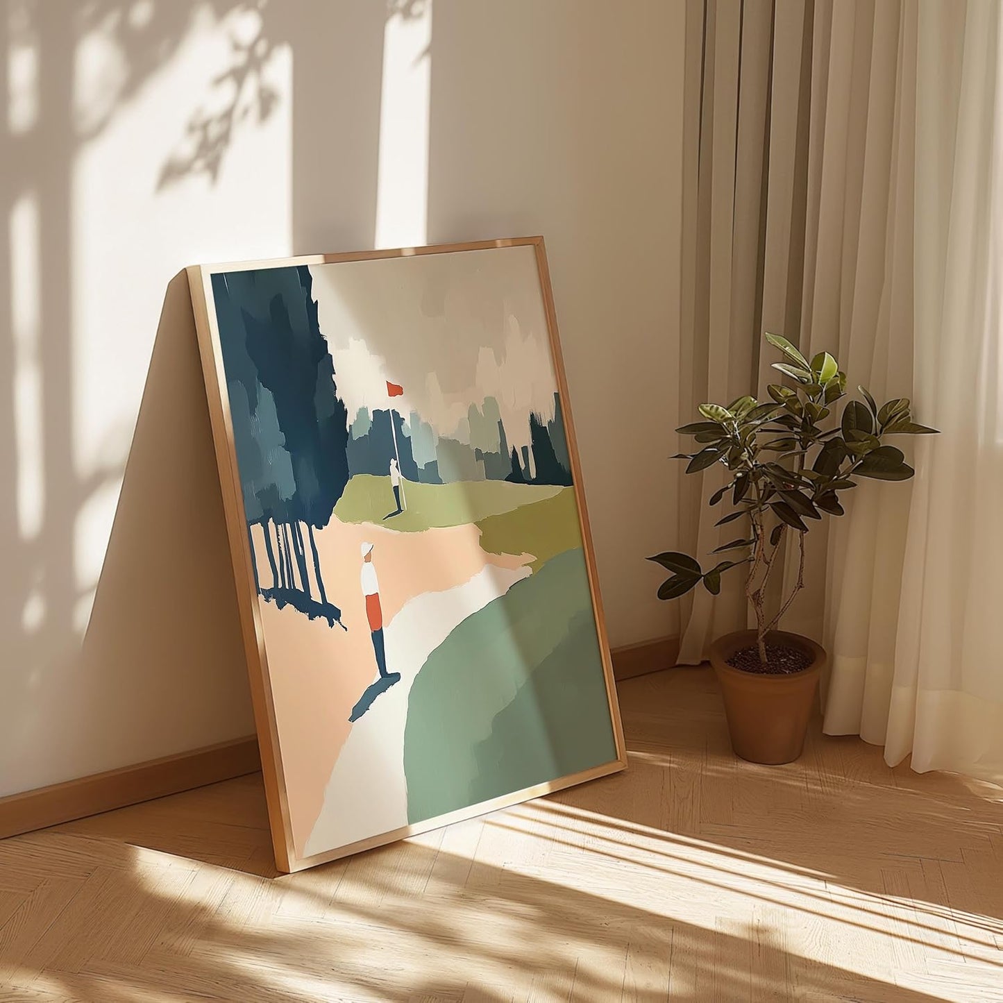 Golf Impressionist Art Print Posters - Premium Giclee Fine Art Prints - Sporty and Sophisticated Home Decor Posters, Golfer Art Prints for Home and Office Decor - Vintage Aesthetic, Ready to Frame