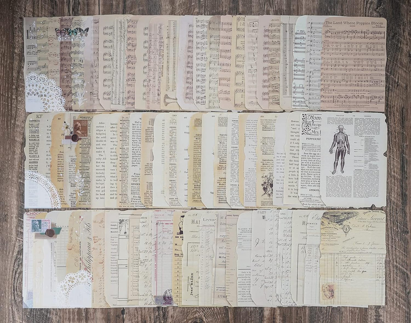 150 Sheets of Scrapbook Paper, Vintage Journaling Supplies Craft Kits for Bullet Journals Junk Planners Aesthetic Room Decor Wall Art Collage Album Cottagecore Picture Frames