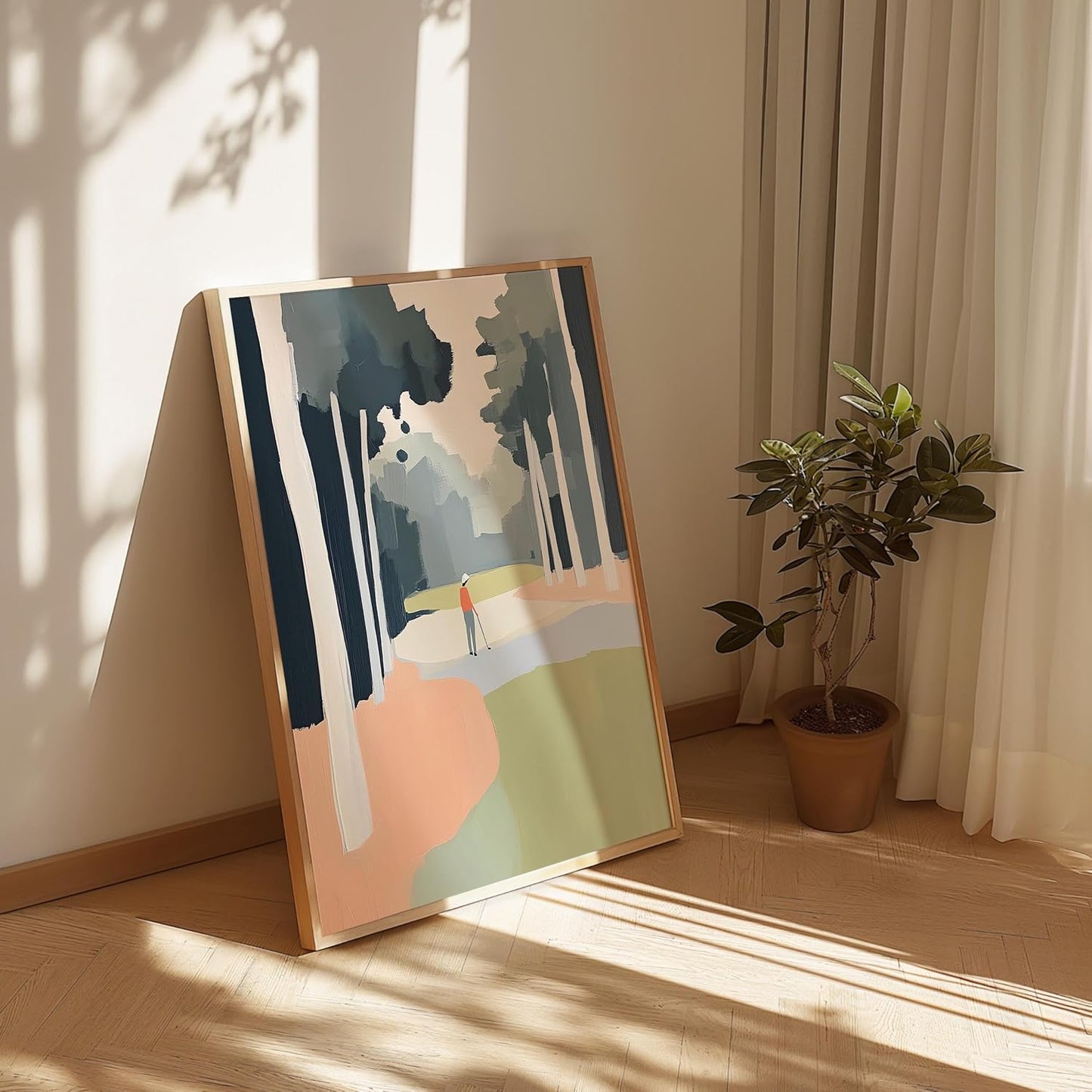 Golf Impressionist Art Print Posters - Premium Giclee Fine Art Prints - Sporty and Sophisticated Home Decor Posters, Golfer Art Prints for Home and Office Decor - Vintage Aesthetic, Ready to Frame