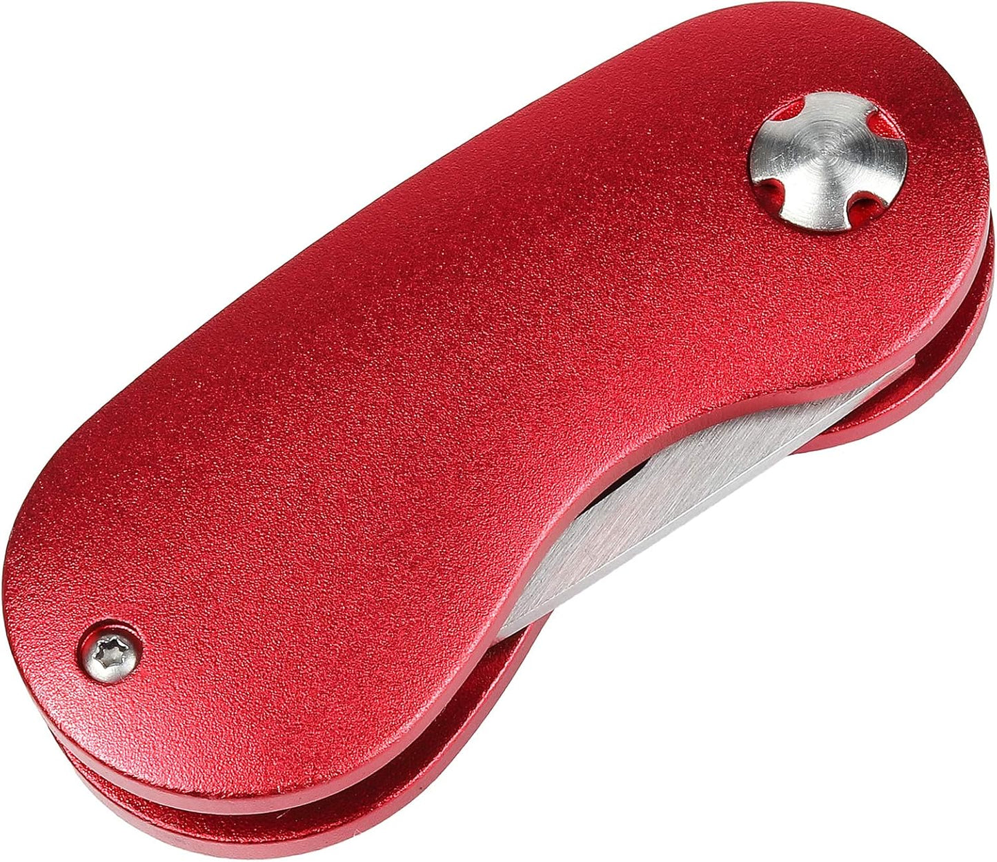 Mile High Life Golf Divot Repair Tool, All Metal Foldable Divot Tool with Pop-up Button & Magnetic Ball Marker