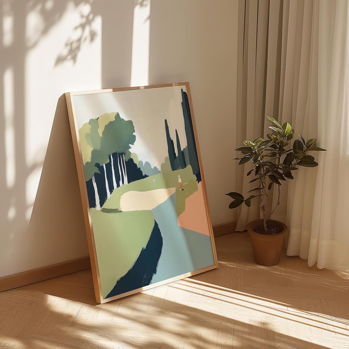 Golf Impressionist Art Print Posters - Premium Giclee Fine Art Prints - Sporty and Sophisticated Home Decor Posters, Golfer Art Prints for Home and Office Decor - Vintage Aesthetic, Ready to Frame