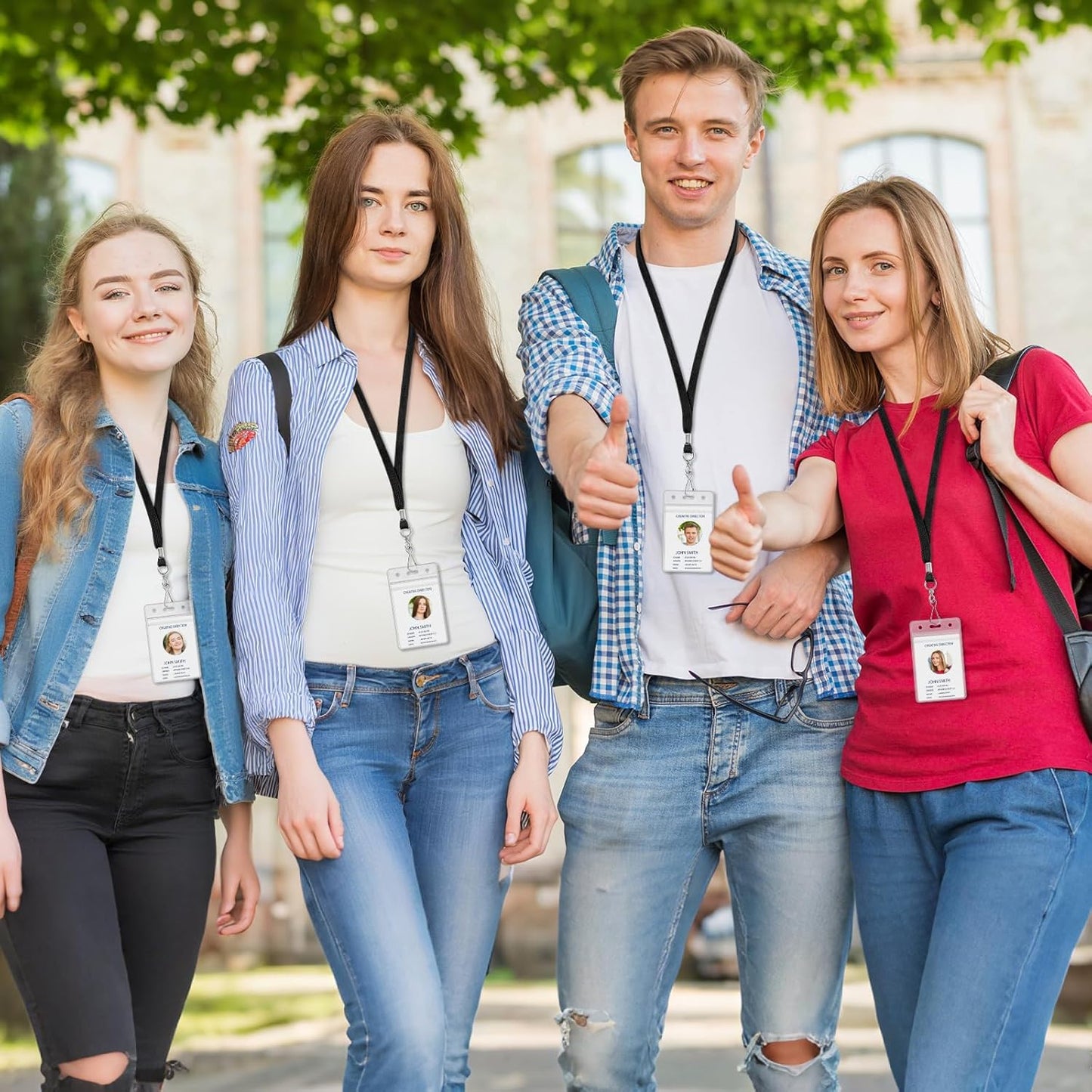 30 Pcs Breakaway Lanyard for Id Badges Lanyards Break Away Safety Lanyard Teacher Volunteer Student Team Lanyards for Keys (Black)