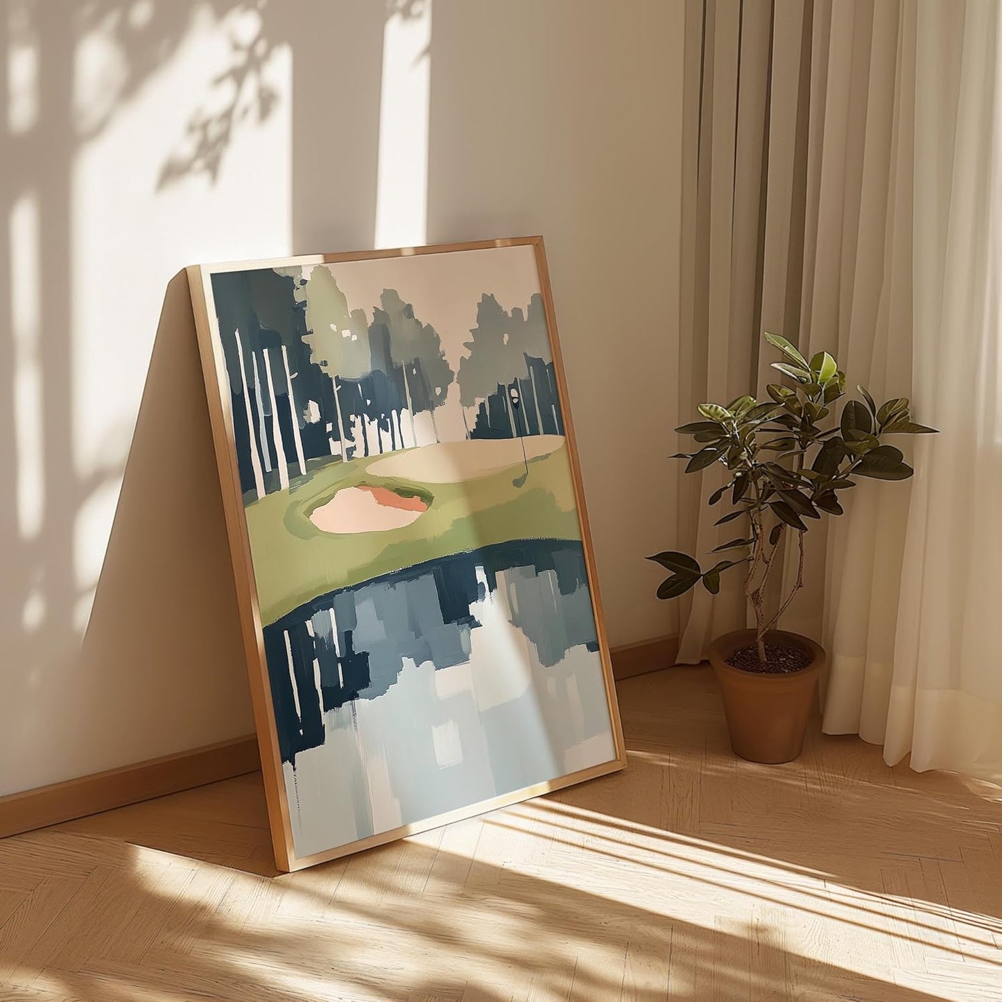 Golf Impressionist Art Print Posters - Premium Giclee Fine Art Prints - Sporty and Sophisticated Home Decor Posters, Golfer Art Prints for Home and Office Decor - Vintage Aesthetic, Ready to Frame