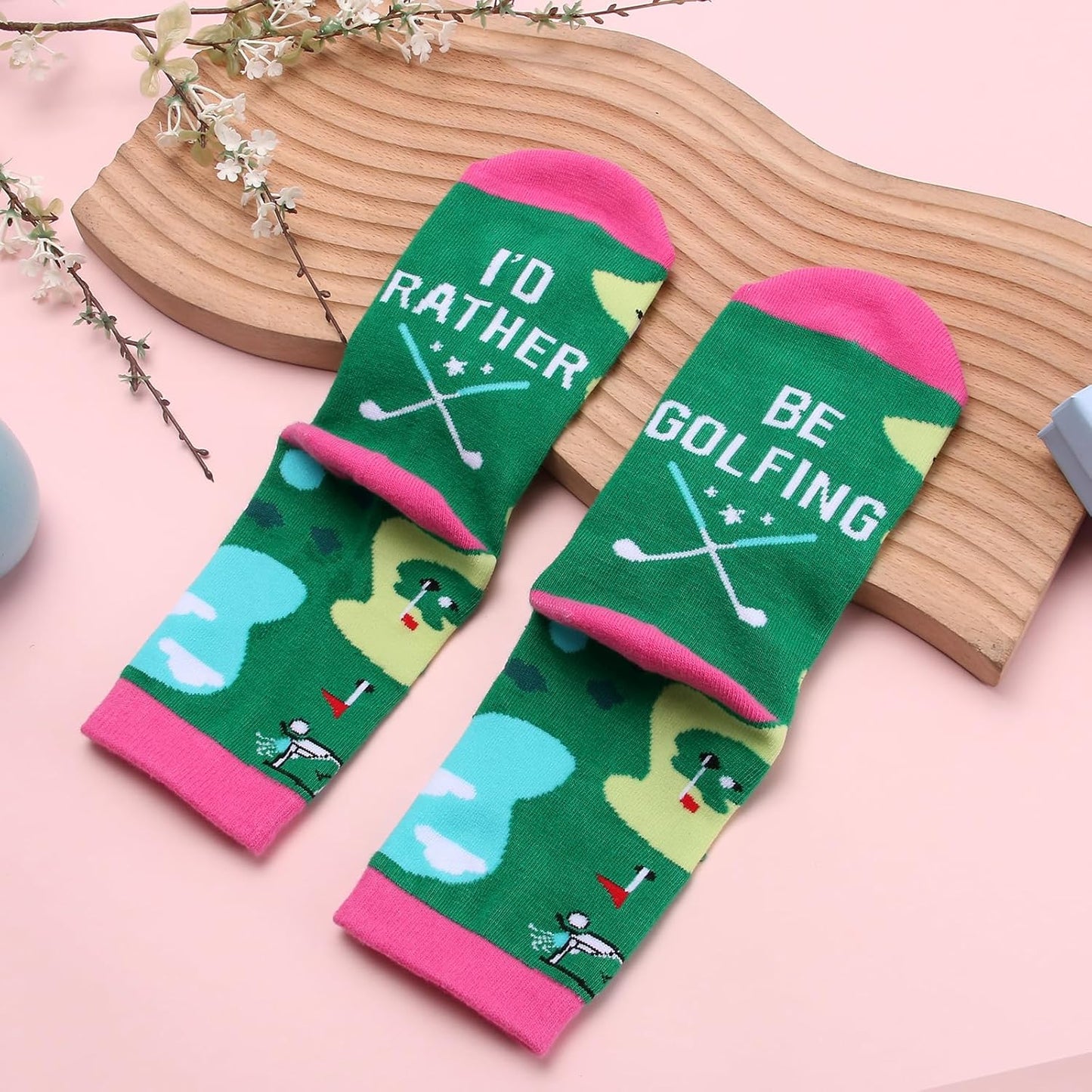 Golf Gifts for Women Unique Gifts Funny Golf Gift for Women Including Tumbler Mug Socks Sport Towel Leather Makeup Bag Notebook Notepad Relief Stress Ball for Birthday Christmas Mother Day