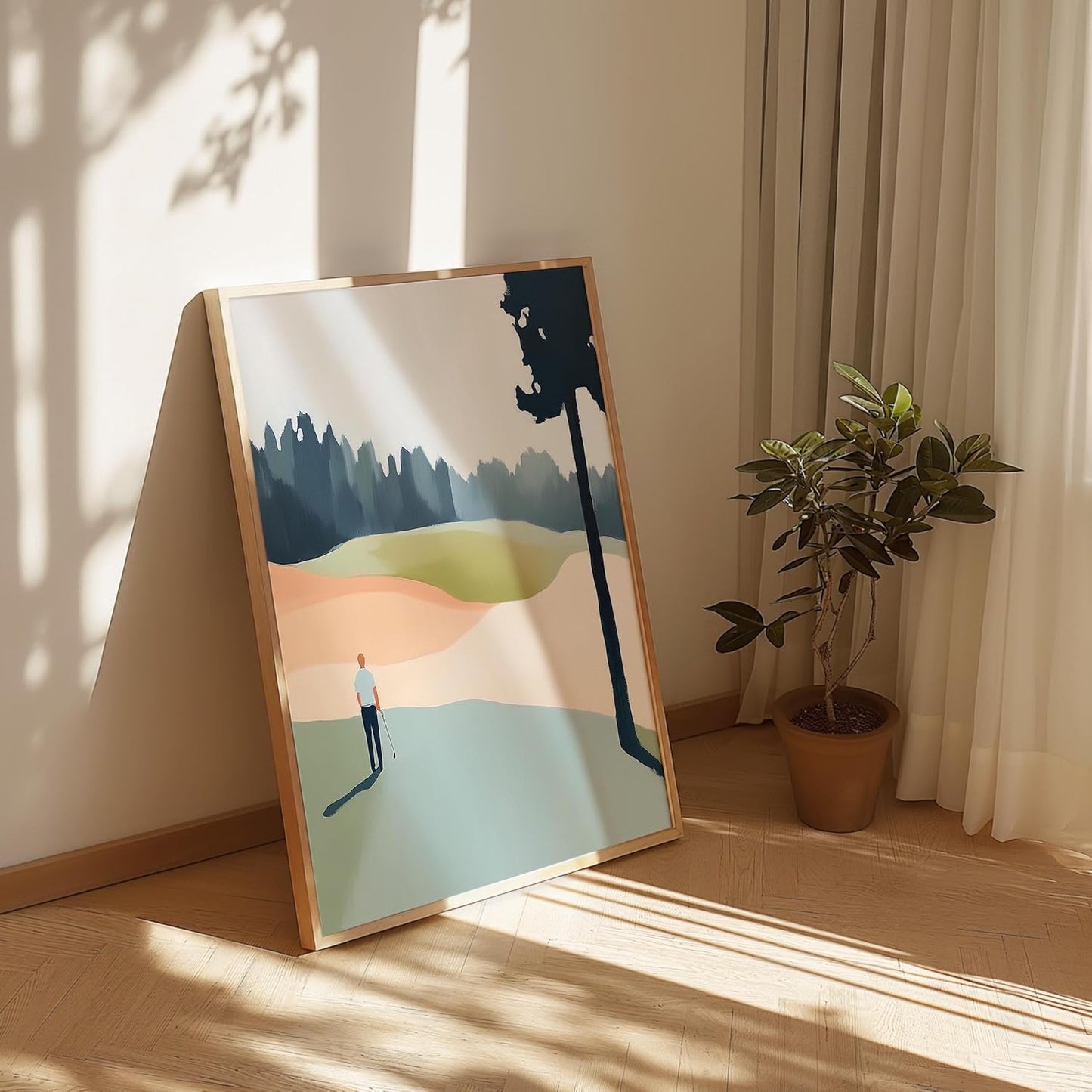 Golf Impressionist Art Print Posters - Premium Giclee Fine Art Prints - Sporty and Sophisticated Home Decor Posters, Golfer Art Prints for Home and Office Decor - Vintage Aesthetic, Ready to Frame