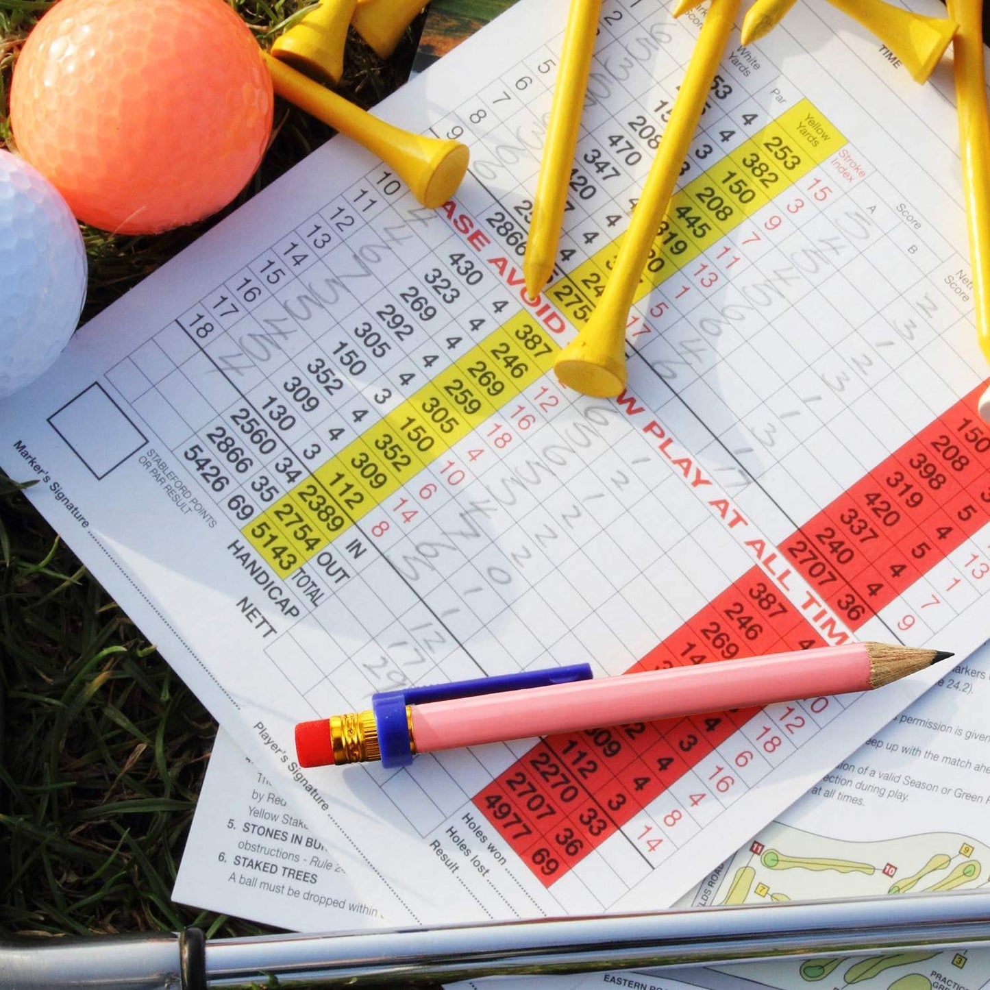 Outus 72 Pieces Golf Pencils Half Pencils with Eraser Mini Bulk Short #2 HB Pre Sharpened for Bridal Shower Wedding Office(Pink)