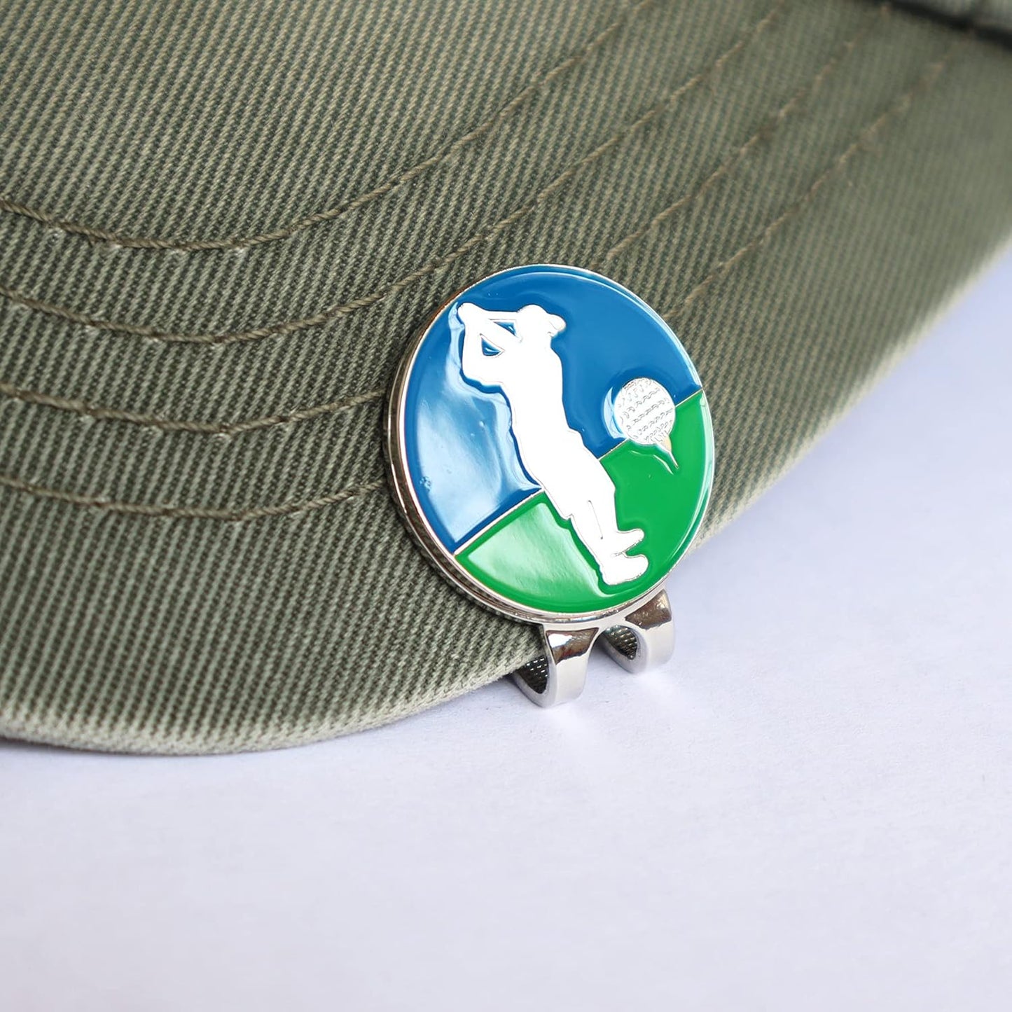 Magnetic Golf Hat Clips Ball Marker Holder for Golf Gloves Hats Bags Caps Visor Belt