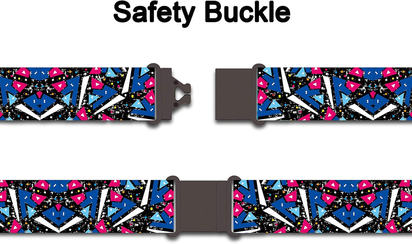 YOUOWO 6 Pack Lanyards with ID Badge Holder Vertical for Cruise Keys Women Kids Ship Card,Breakaway Safety Quick Release Office Neck Safety Lanyard