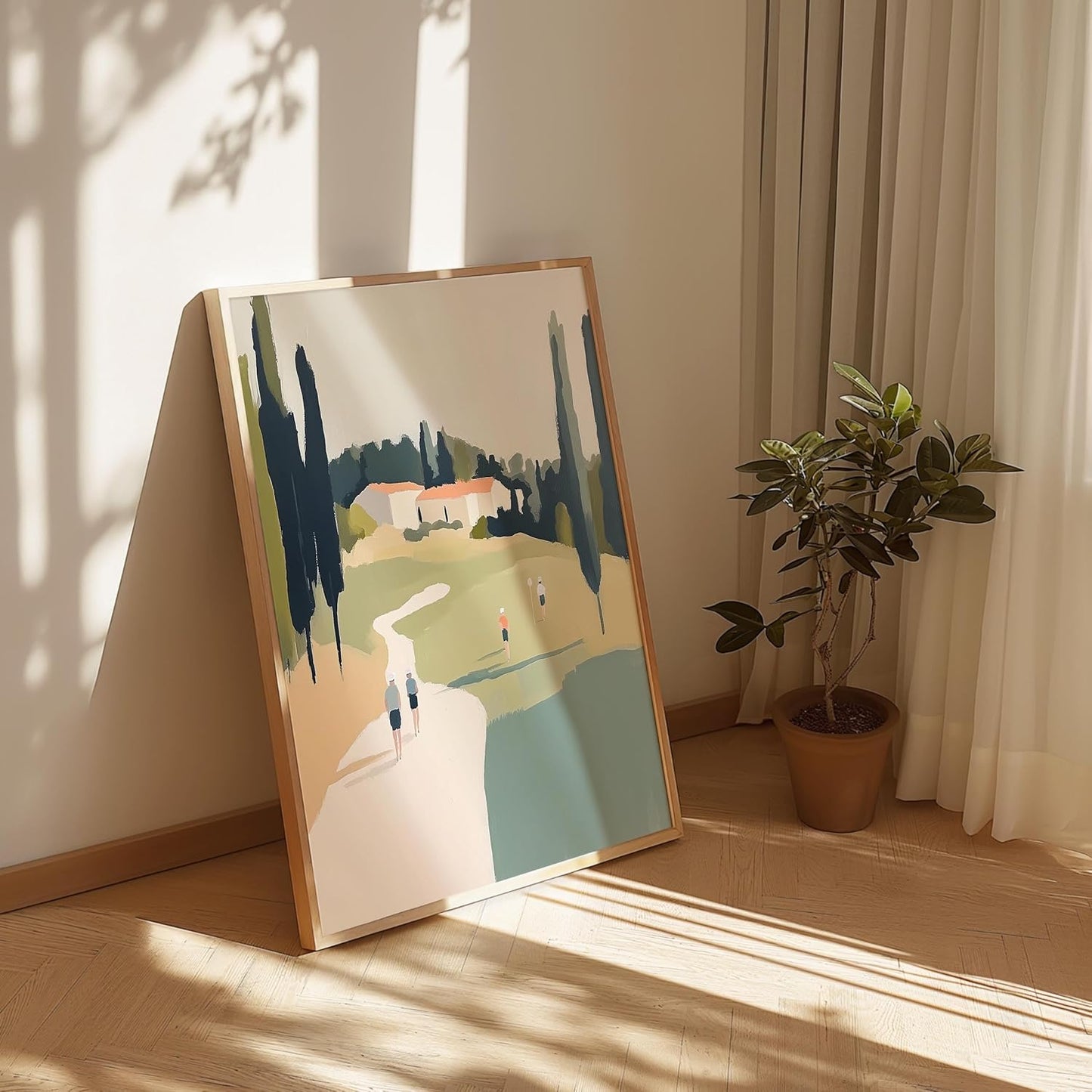 Golf Impressionist Art Print Posters - Premium Giclee Fine Art Prints - Sporty and Sophisticated Home Decor Posters, Golfer Art Prints for Home and Office Decor - Vintage Aesthetic, Ready to Frame