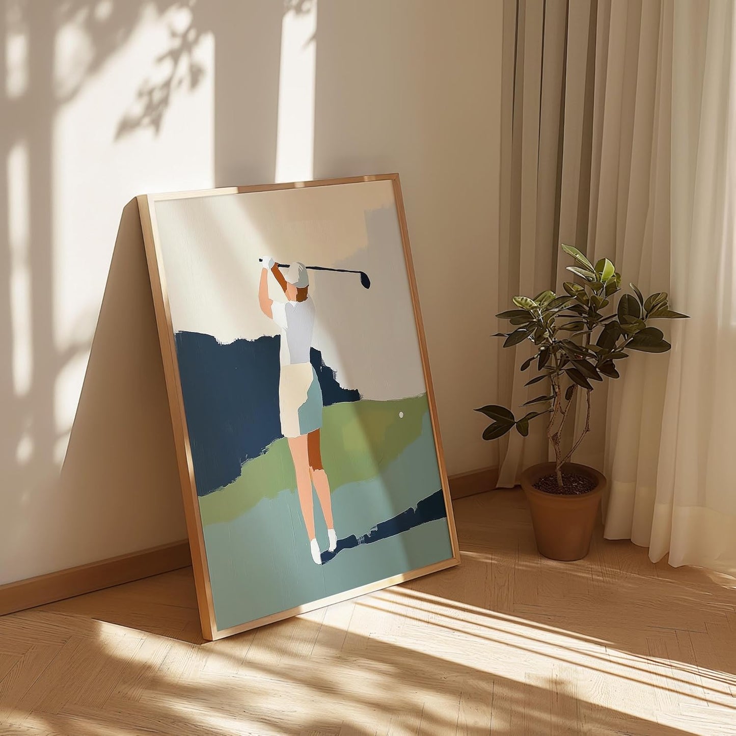 Golf Impressionist Art Print Posters - Premium Giclee Fine Art Prints - Sporty and Sophisticated Home Decor Posters, Golfer Art Prints for Home and Office Decor - Vintage Aesthetic, Ready to Frame