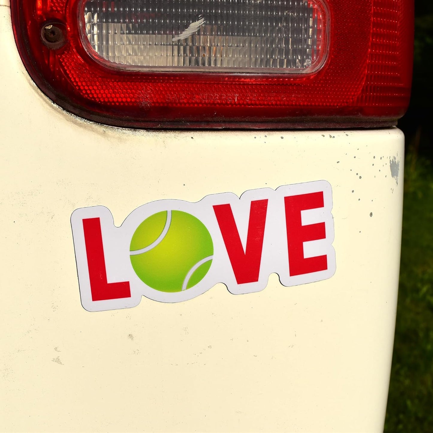 Tennis, Pickleball & Golf Decorative Magnets – Fun Sport-Themed Fridge Magnets, Locker Magnets, Car Magnets, Office Décor – Tennis Ball, Pickleball, Golf Ball & Heart Designs (Tennis Love)