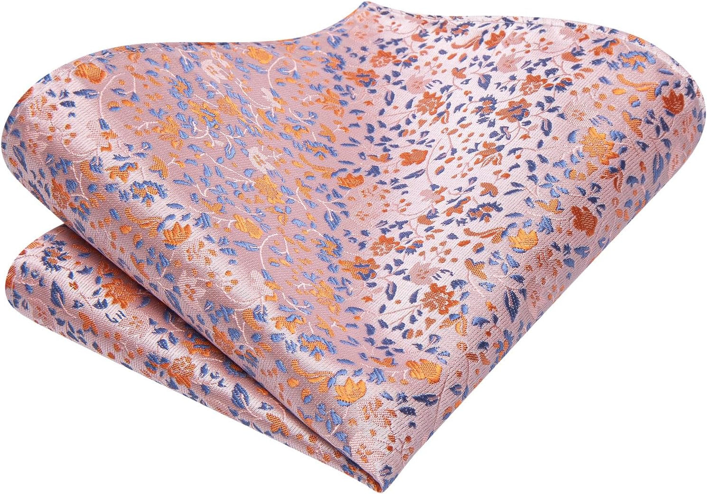 Dubulle Mens Paisley Striped Tie WOVEN Necktie for Men and Handkerchief Cufflinks Set Wedding Formal Business