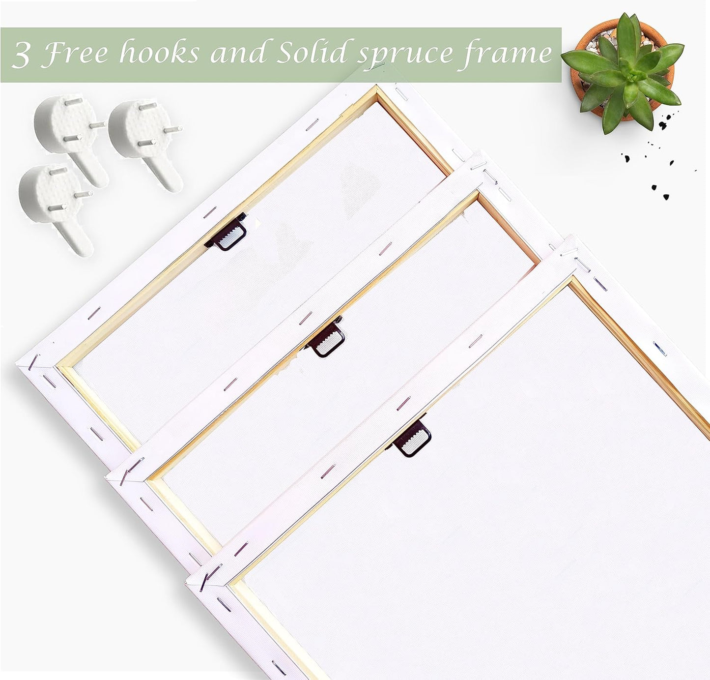 Induslyfe Framed Green Wall Art Canvas Decor Set of 3, Matisse Wall Art Framed Prints Posters Mid Century Modern Art, Aesthetic Floral Botanical wall art for bedroom, living room bathroom 12x16