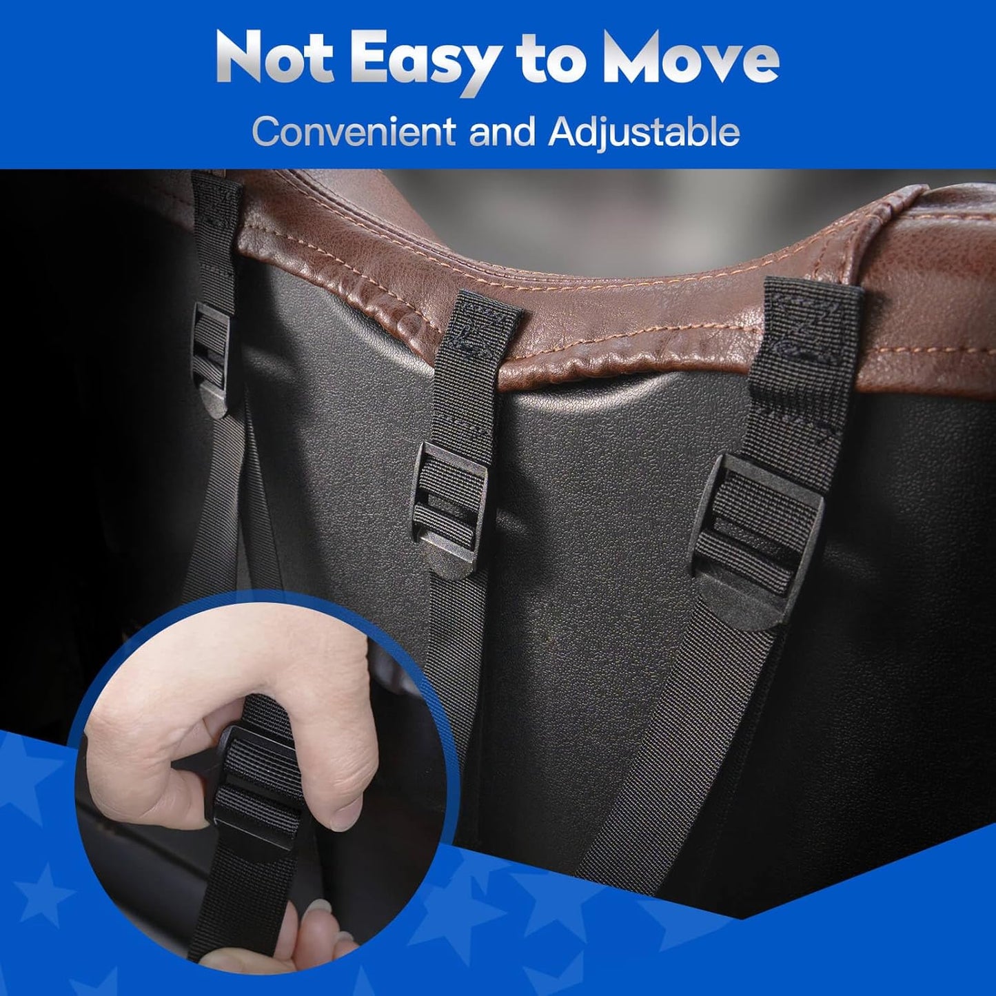 NOKINS Golf Cart Vinyl Diamond Seat Covers kit, Fit Club Car Precedent/Tempo/Onward Premium Front Seat Cushion, Soft/Scratch-Resistant/No Stapler Needed