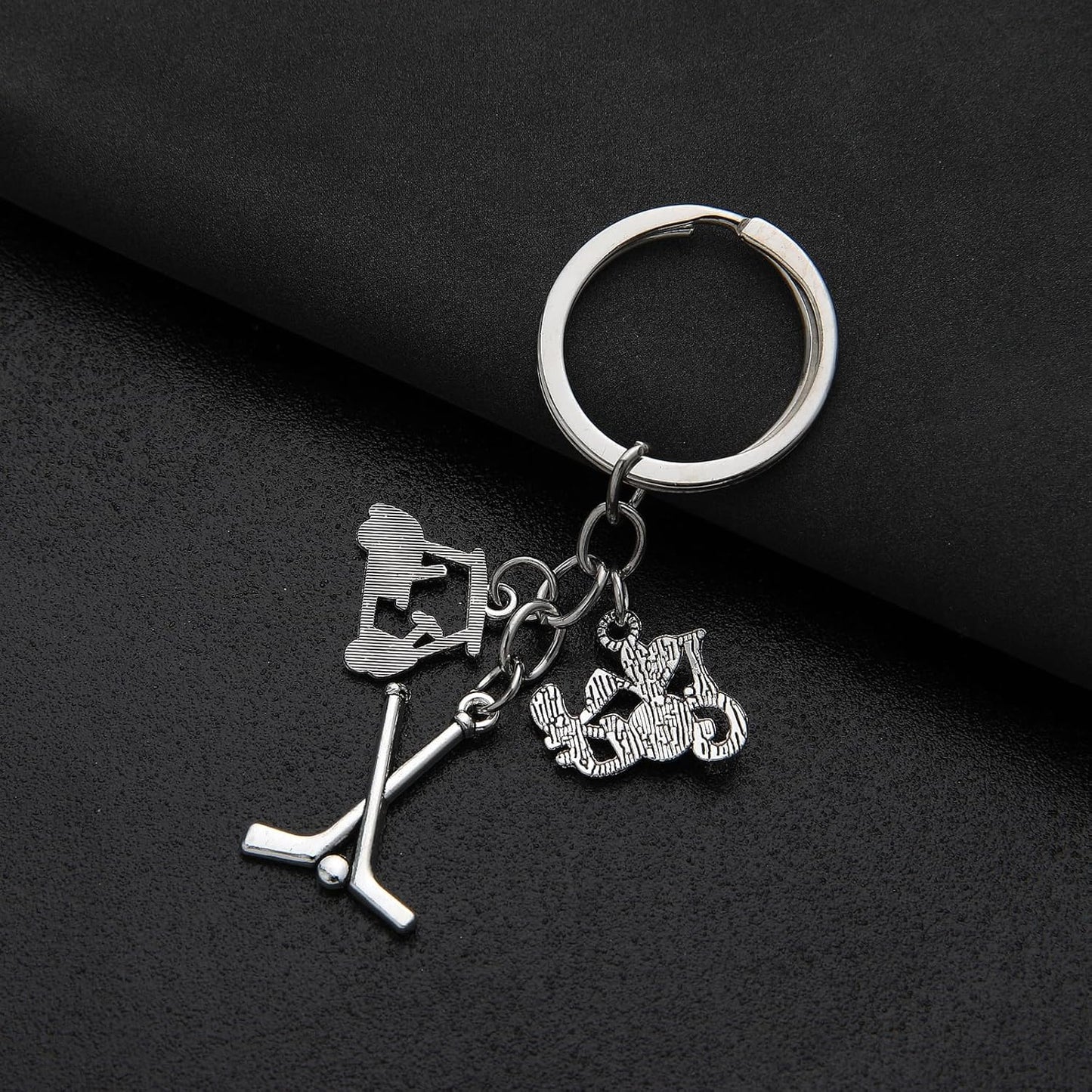 PHAETON 20PCS Golf Keychain Golf Club Keychains Ring Sports Keyring for Player Fans Coach Golf Team Gifts Golf Cart Charm Keychain Golf Player Gifts for Golf Lover Golf Club Golf Coach Gift