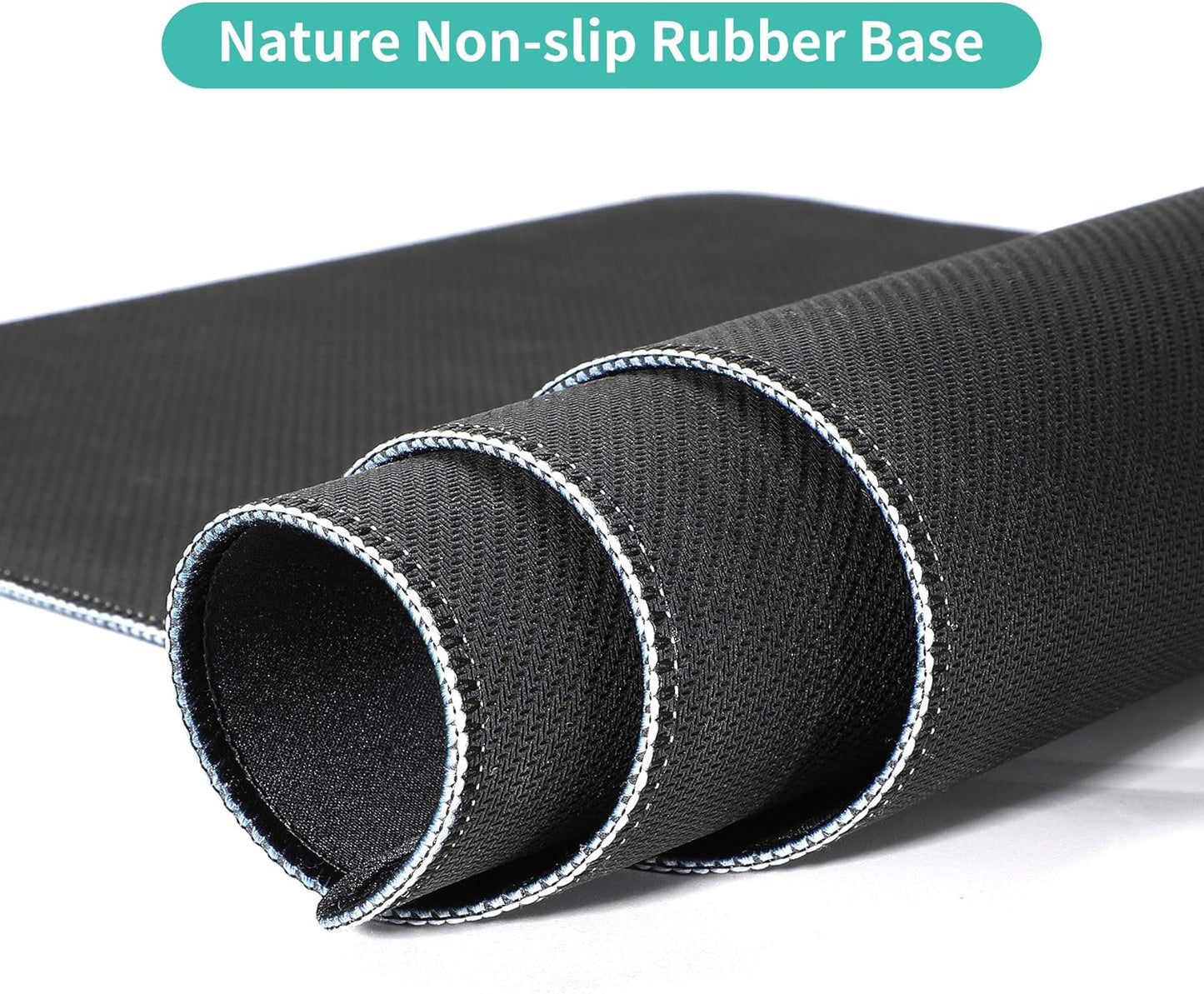 Dynippy Thin Extended Gaming Mouse Pad (31.5 * 11.8 * 0.08 inch) with Stitched Edges Large, Long XXL Keyboard and Mouse pad Desk Mat for Gaming Office & Home - Art 1