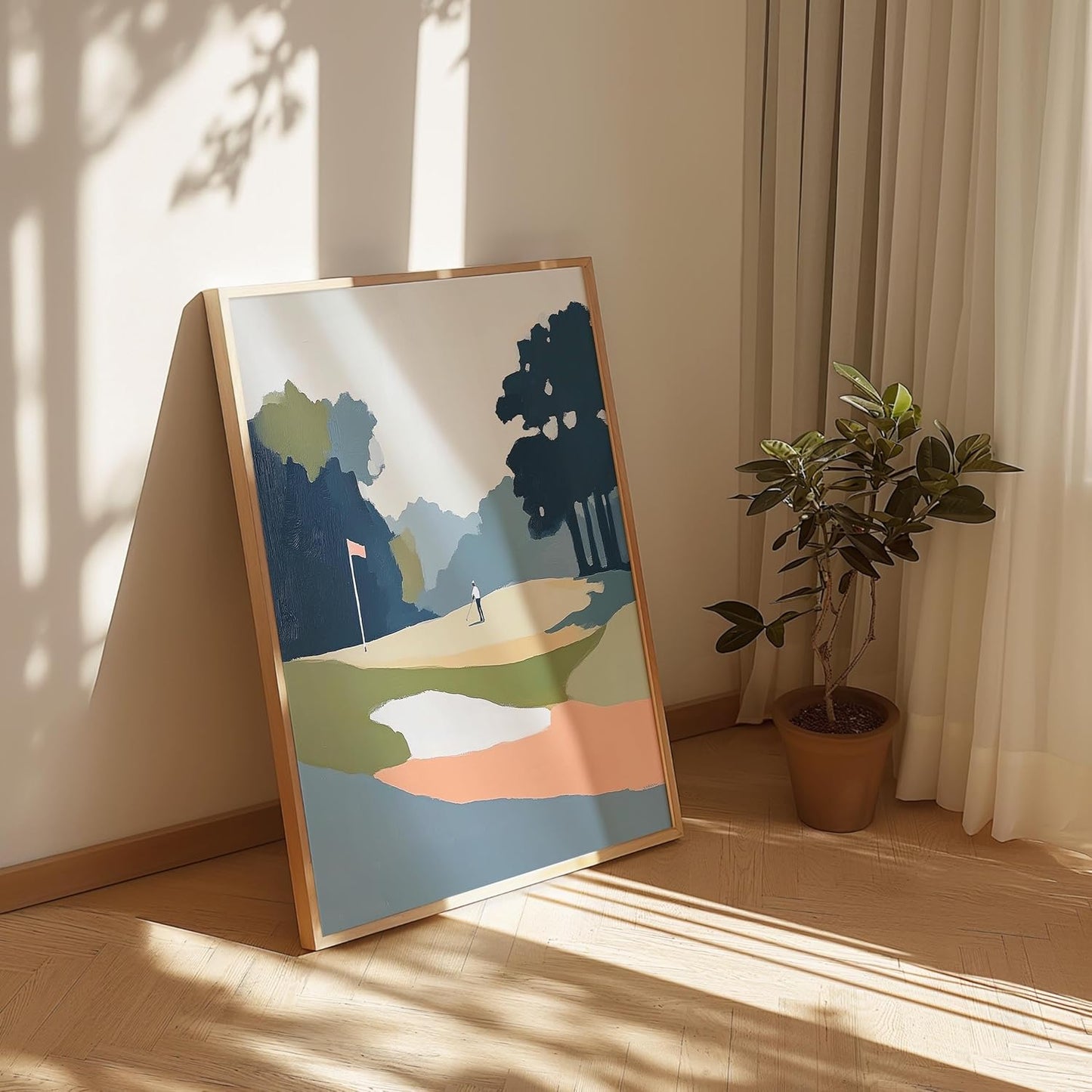 Golf Impressionist Art Print Posters - Premium Giclee Fine Art Prints - Sporty and Sophisticated Home Decor Posters, Golfer Art Prints for Home and Office Decor - Vintage Aesthetic, Ready to Frame