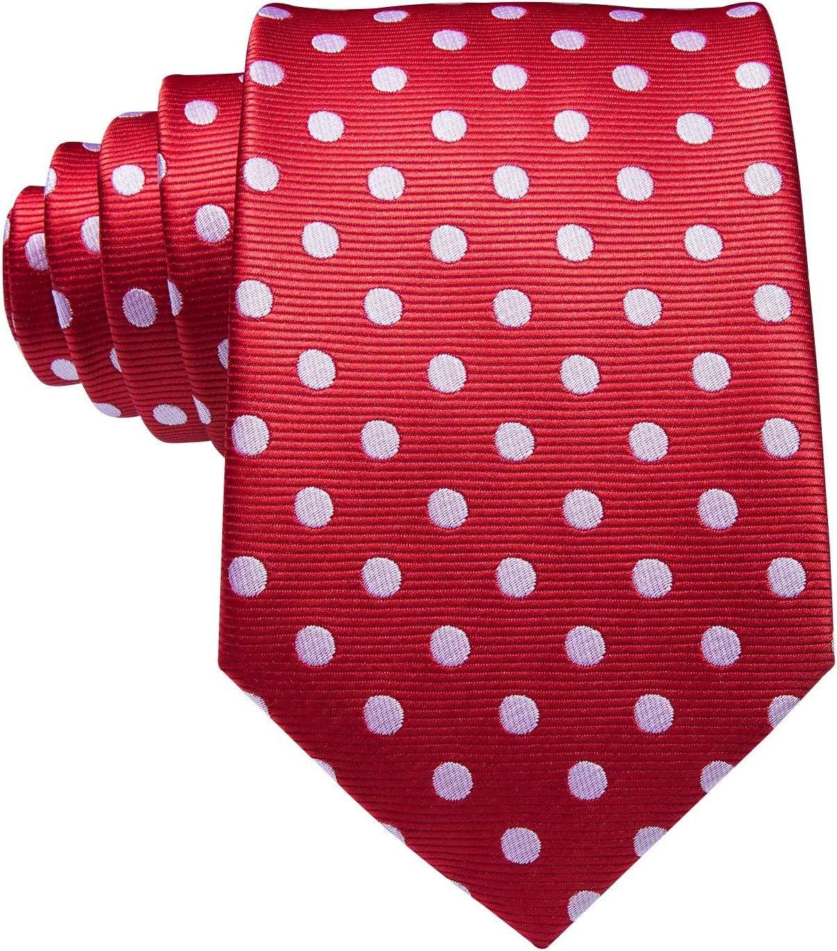 Dubulle Mens Paisley Striped Tie WOVEN Necktie for Men and Handkerchief Cufflinks Set Wedding Formal Business