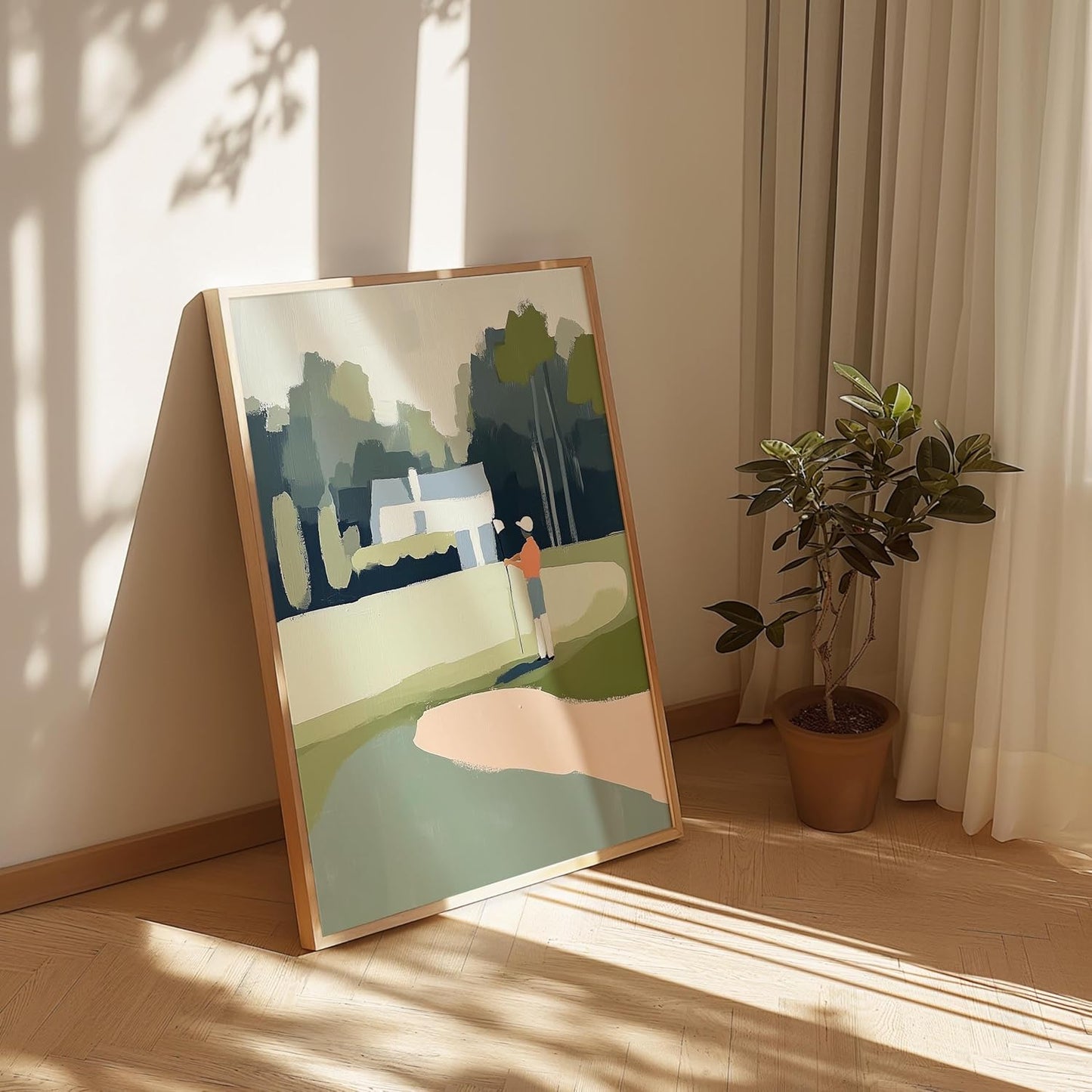 Golf Impressionist Art Print Posters - Premium Giclee Fine Art Prints - Sporty and Sophisticated Home Decor Posters, Golfer Art Prints for Home and Office Decor - Vintage Aesthetic, Ready to Frame