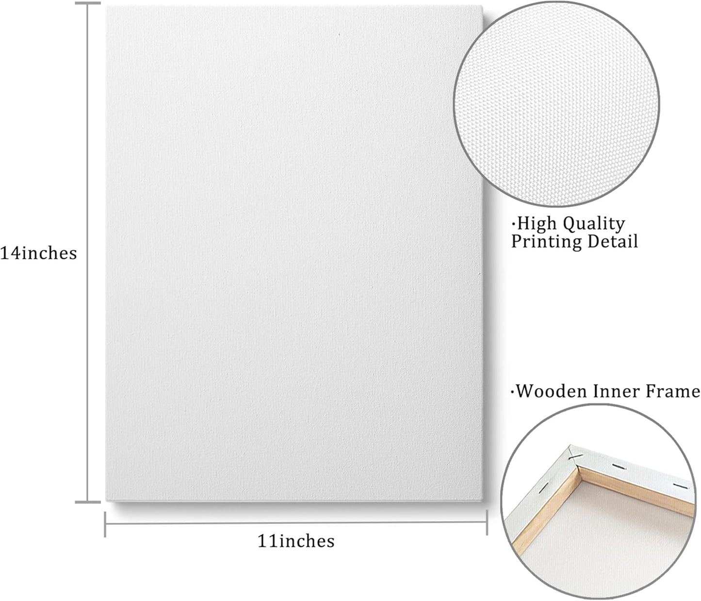 XWELLDAN Dark Green Golfer Definition Framed Canvas Wall Art Decor, Gifts for Golfers Men, 11x14 Inches