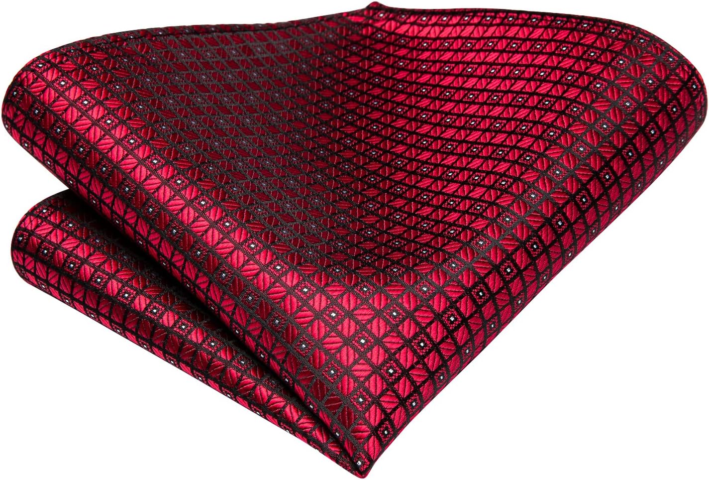 Hi-Tie Men 63inches Tie Set Extra Long Necktie Paisley Tie Pocket Suqare Cufflinks Big and Tall Men Tie