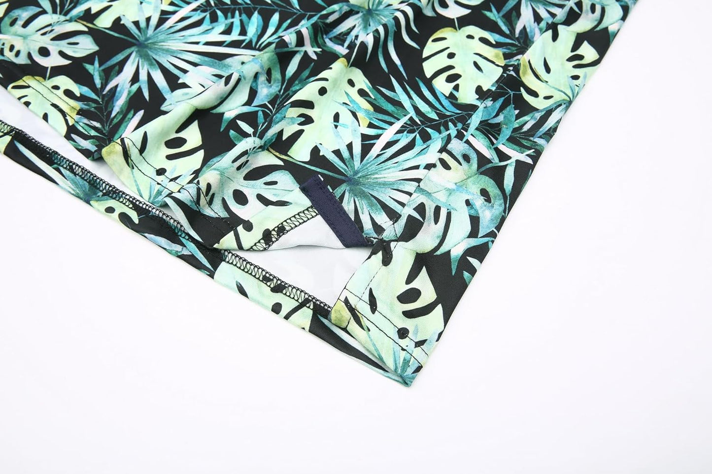 Alex Vando Mens Hawaiian Golf Shirt Moisture Wicking Digital Print Golf Shirts for Men